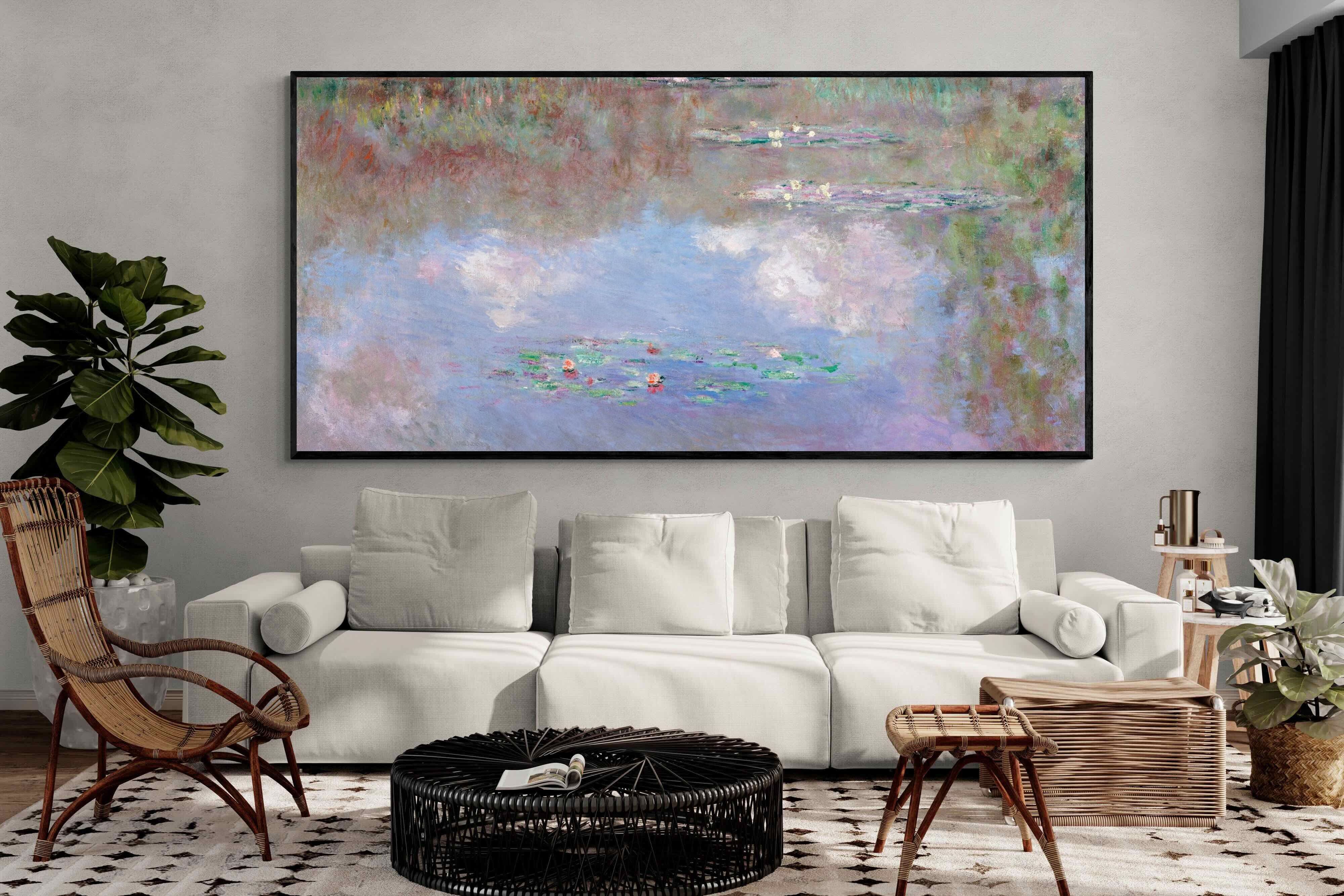 Pixalot Water Lily Pond with Clouds