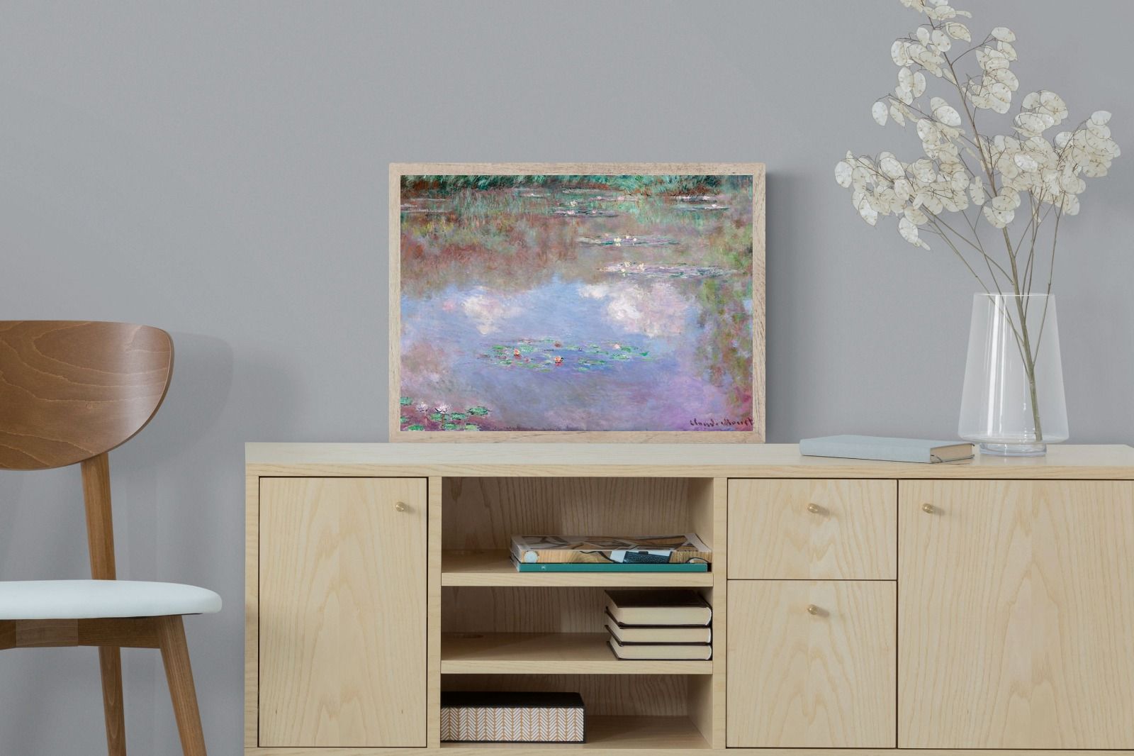 Pixalot Water Lily Pond with Clouds