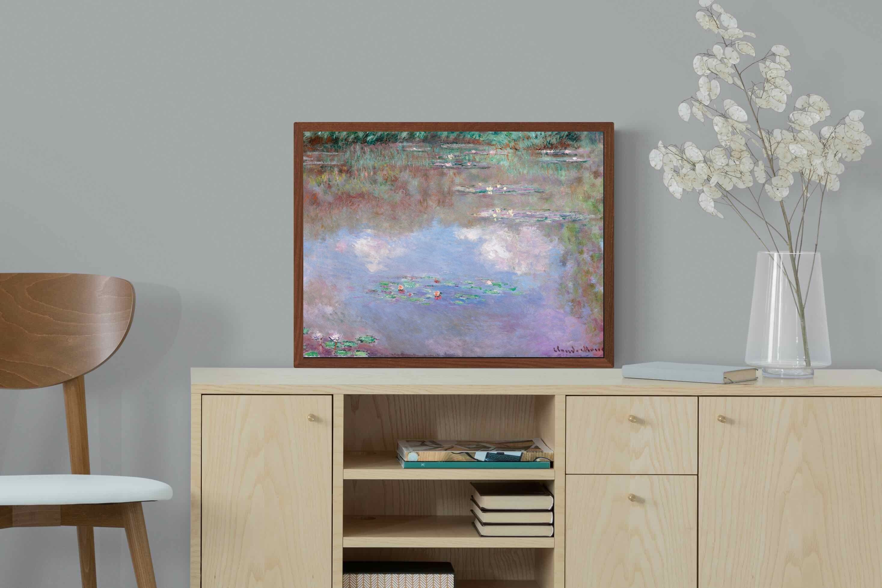 Pixalot Water Lily Pond with Clouds