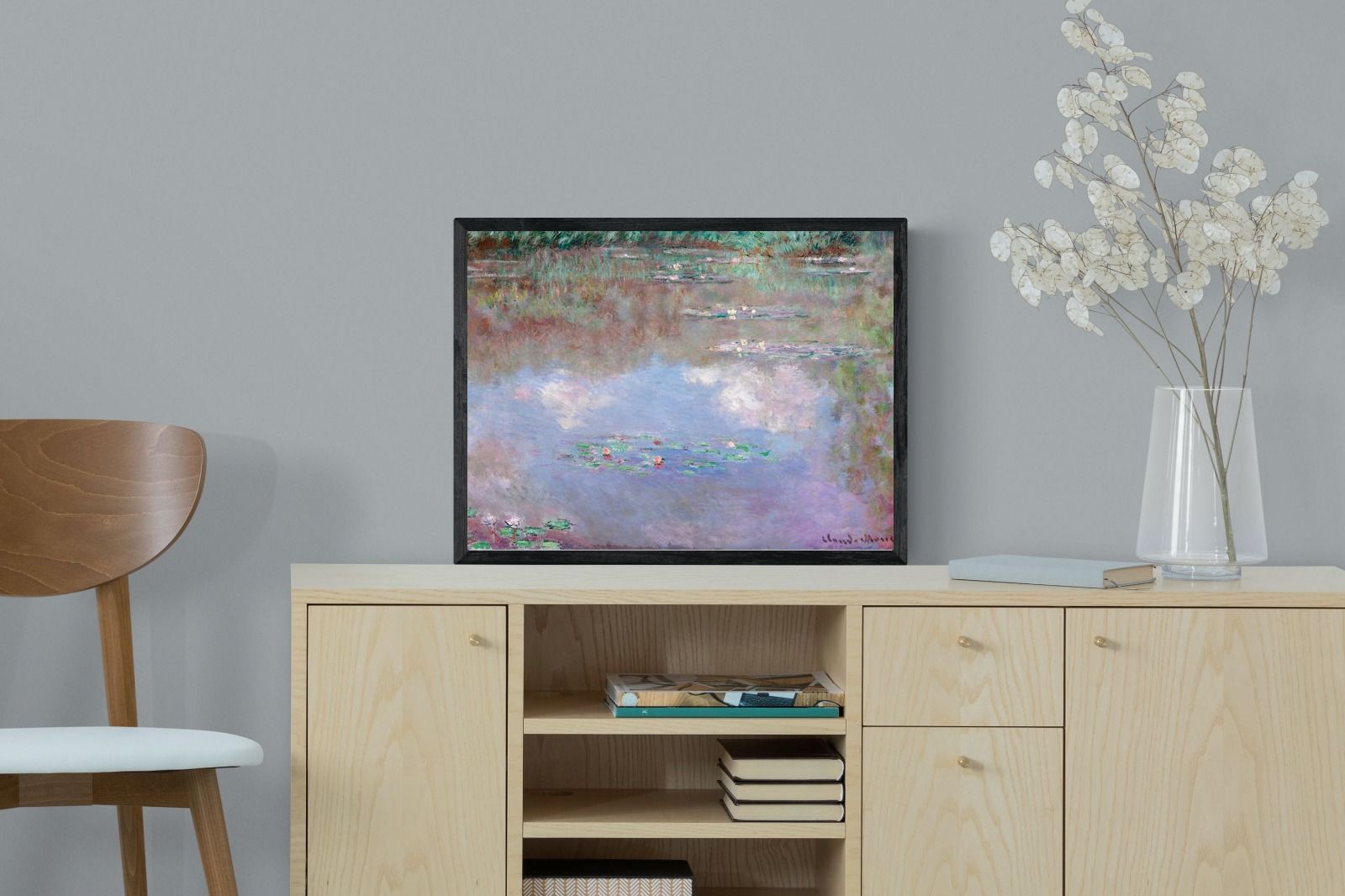 Pixalot Water Lily Pond with Clouds