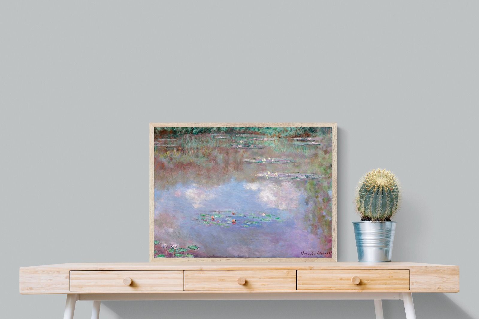 Pixalot Water Lily Pond with Clouds