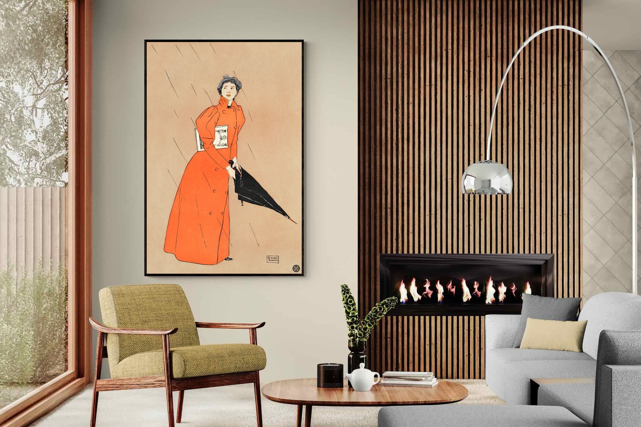 Pixalot Woman Holding Umbrella