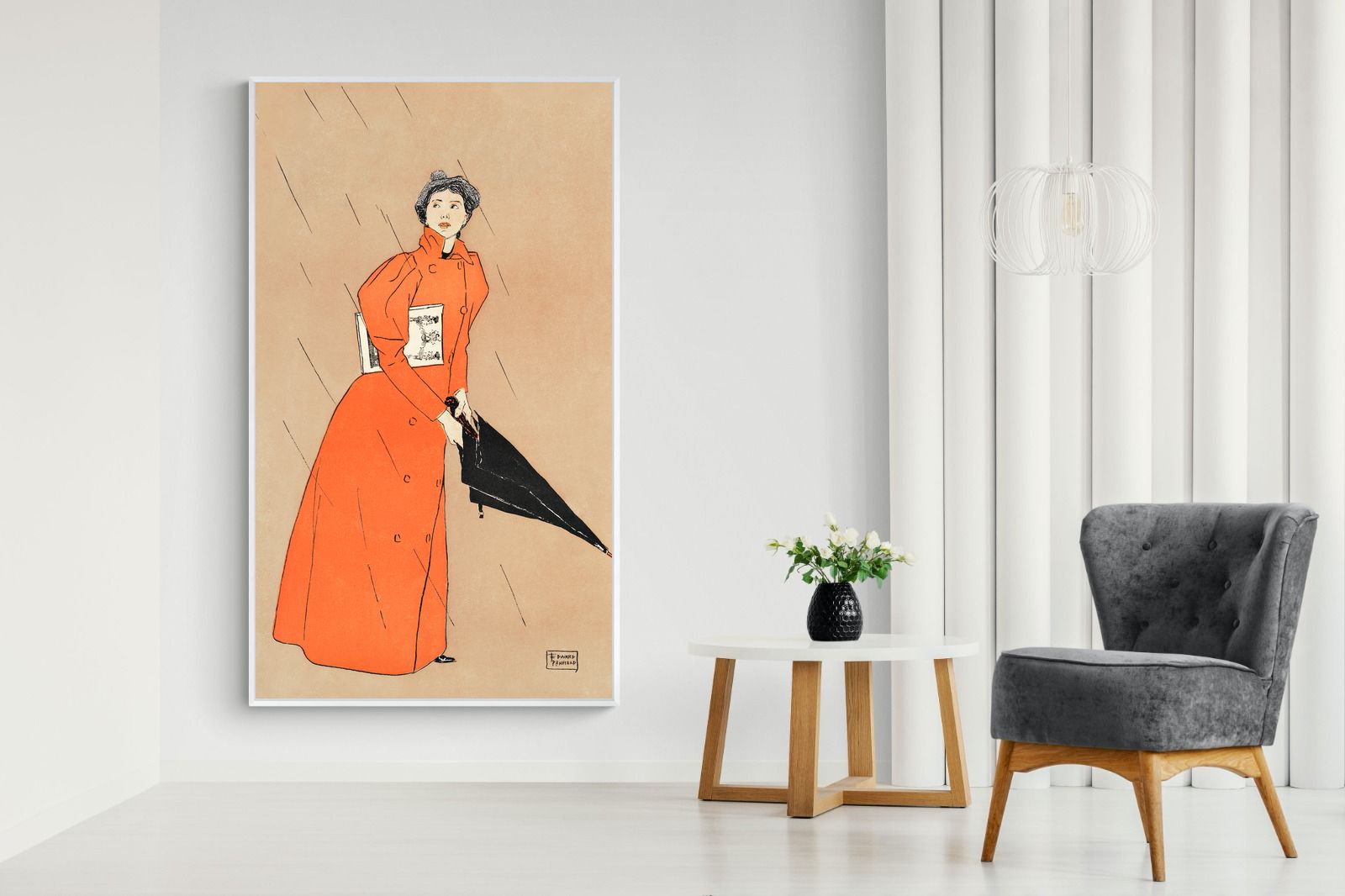 Pixalot Woman Holding Umbrella