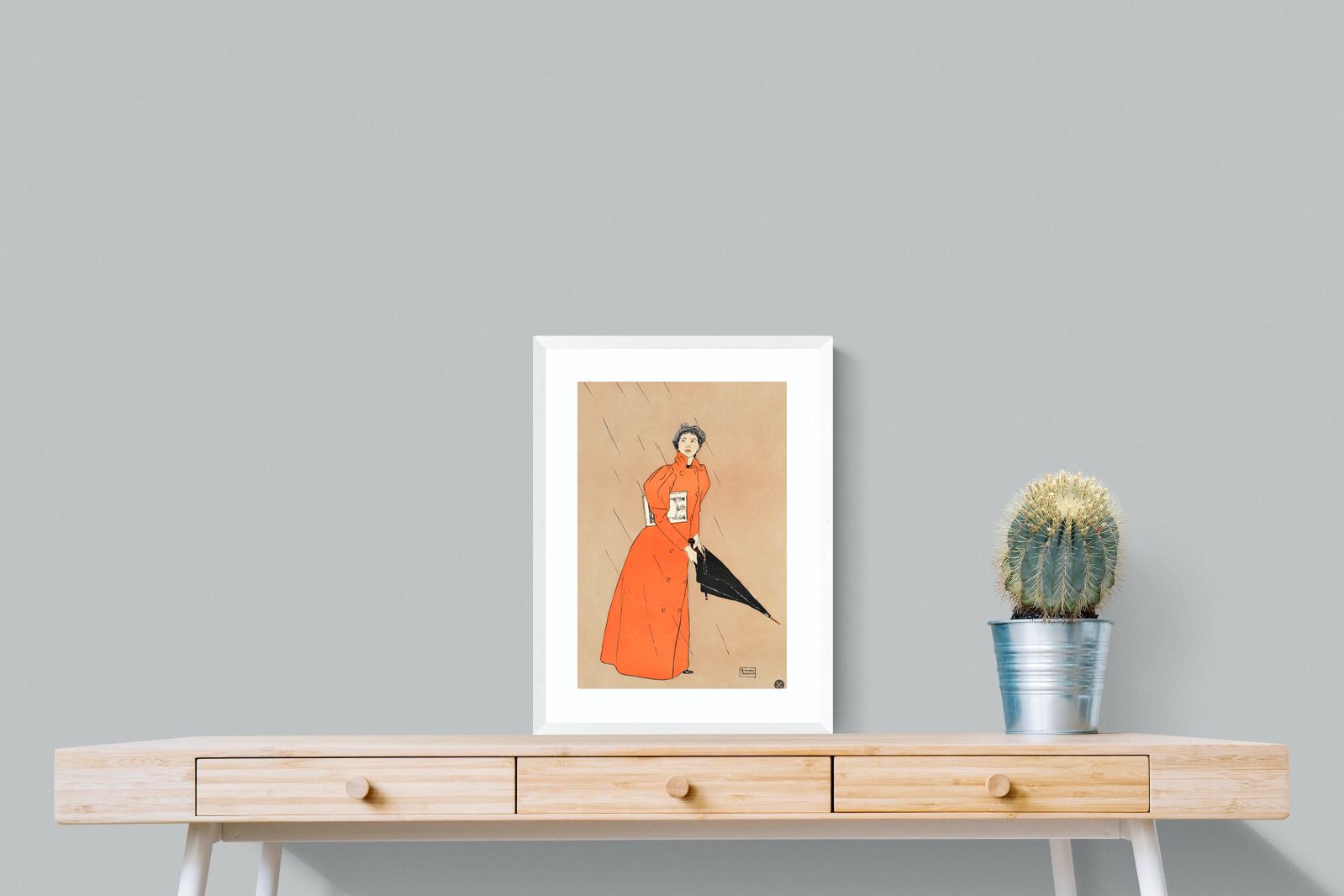 Pixalot Woman Holding Umbrella