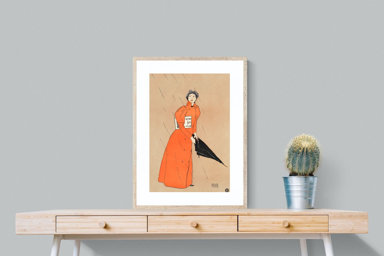 Pixalot Woman Holding Umbrella