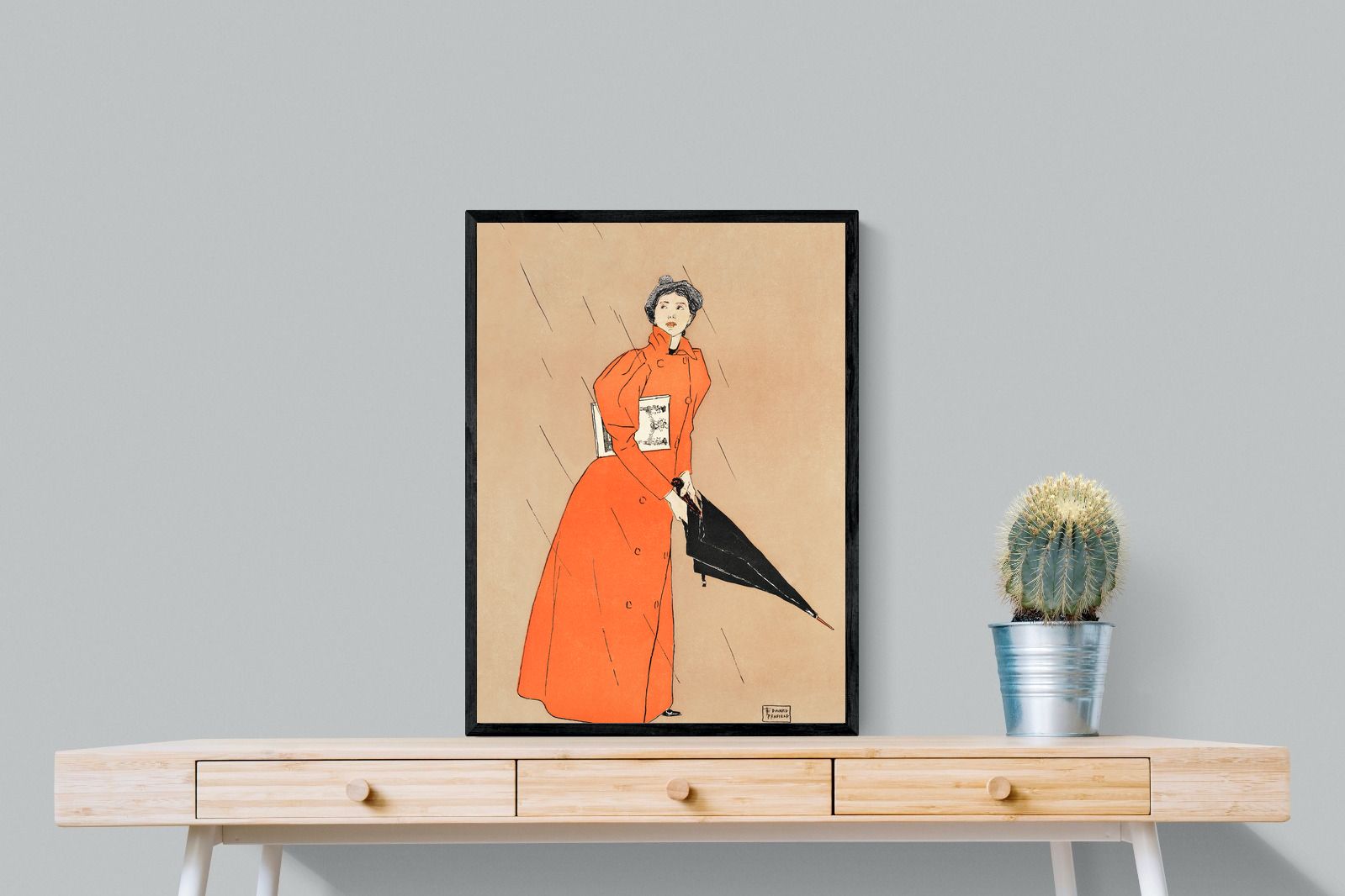 Pixalot Woman Holding Umbrella