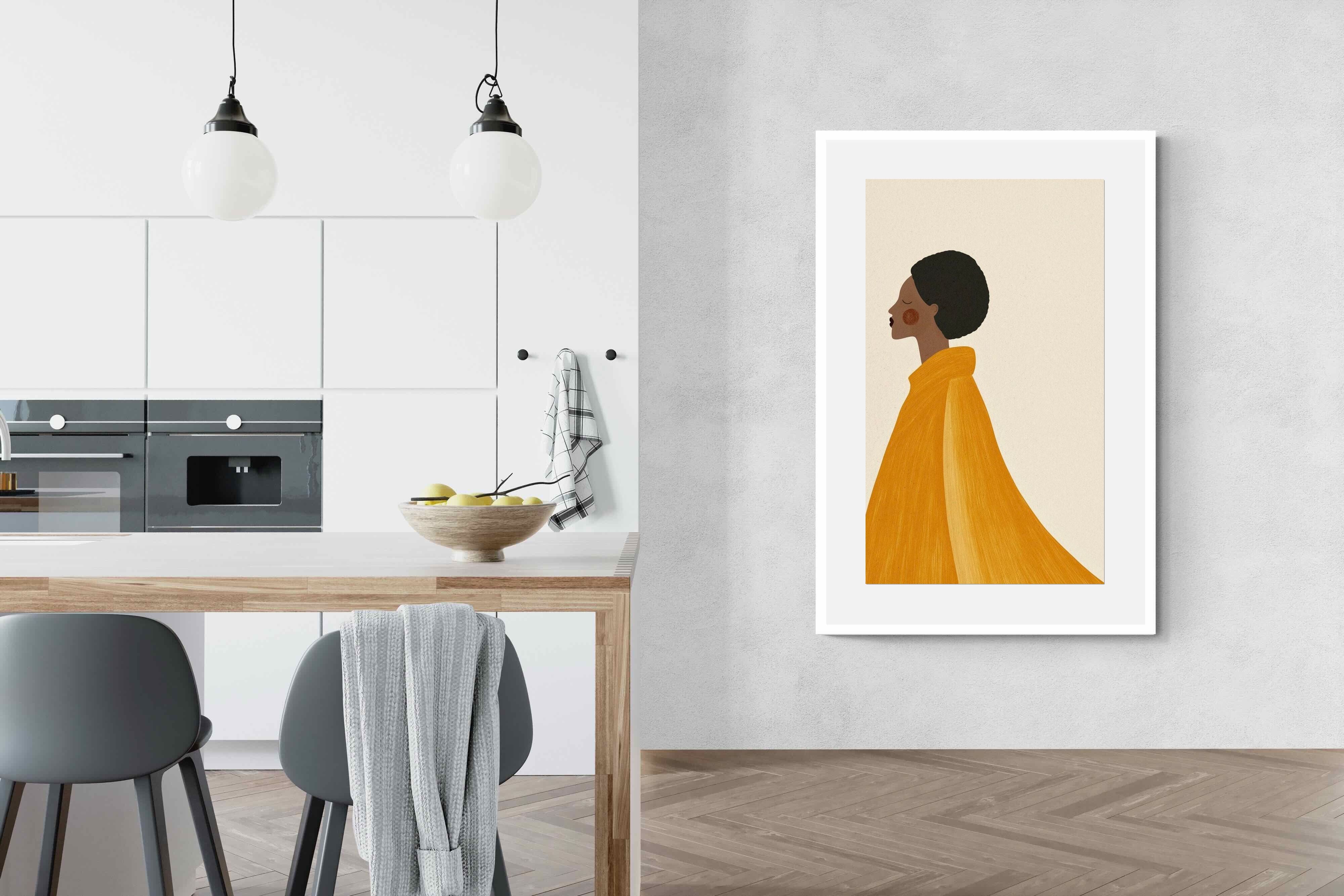 Pixalot Woman In Yellow Cape