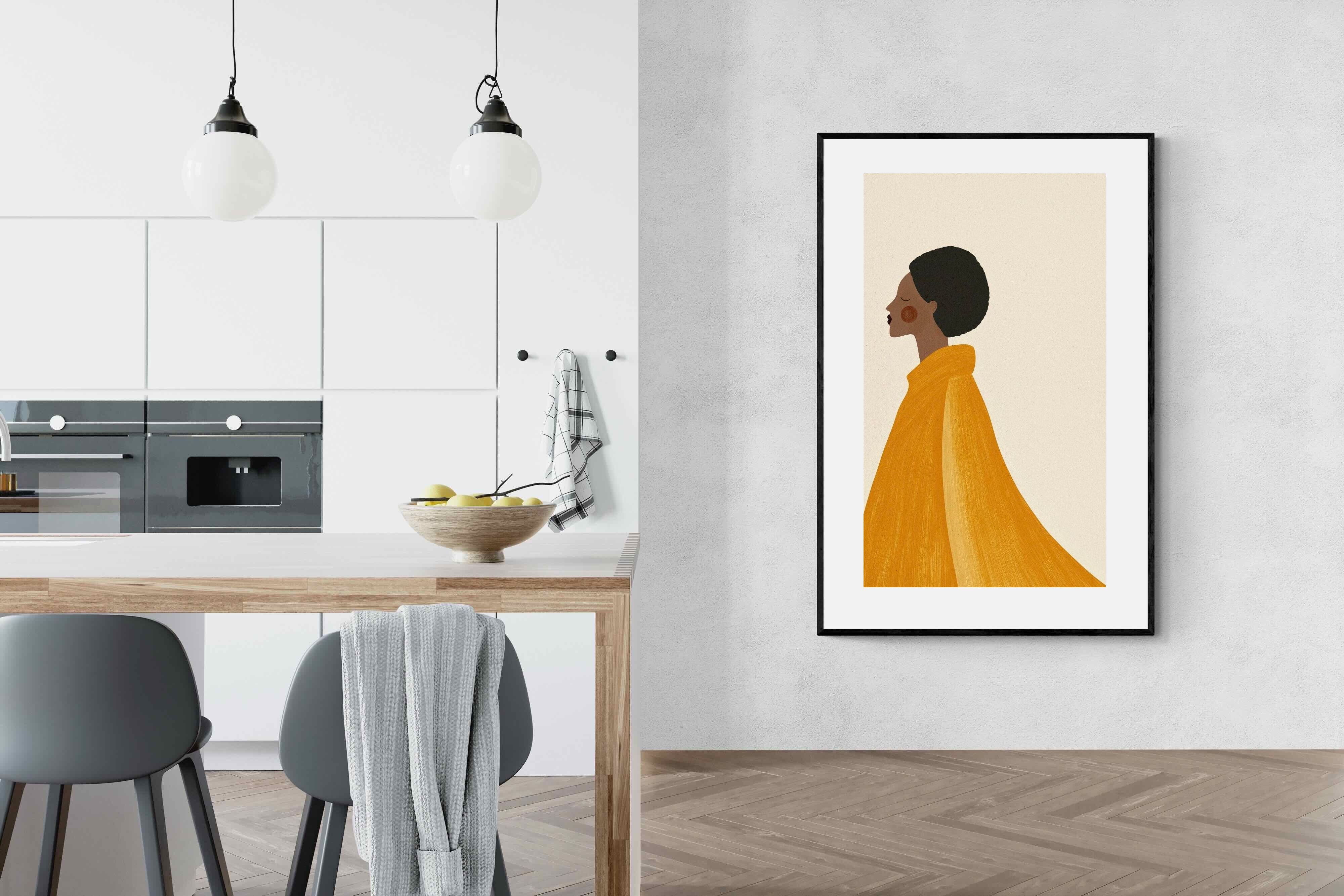 Pixalot Woman In Yellow Cape