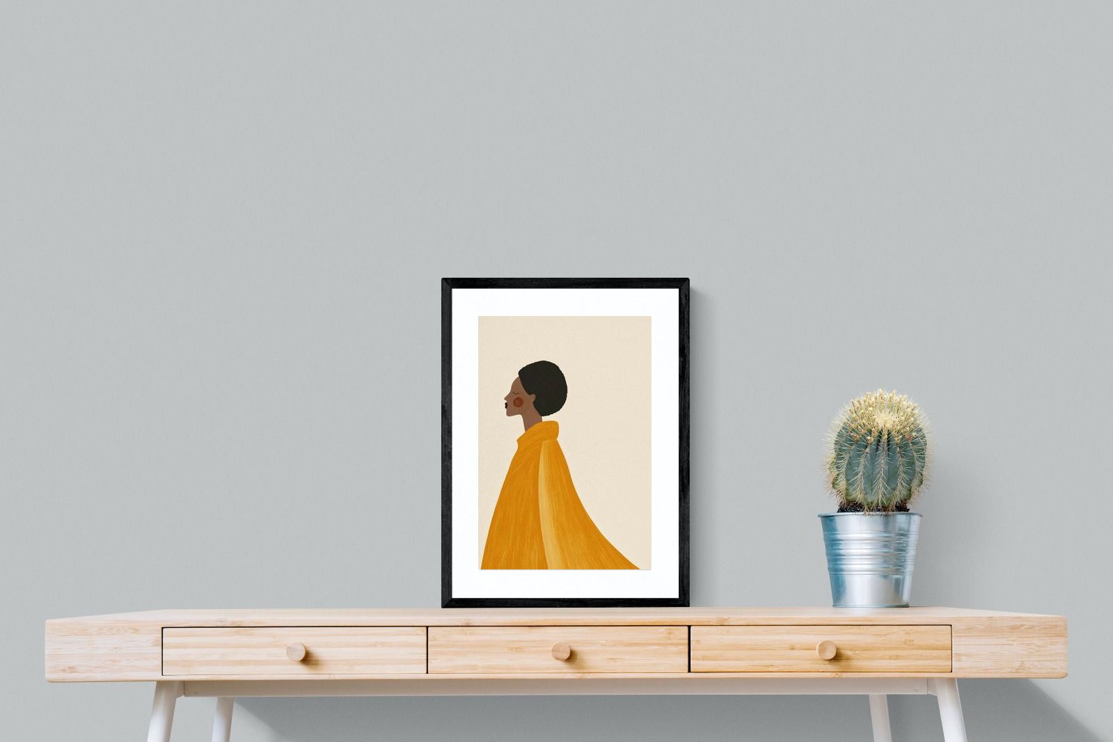 Pixalot Woman In Yellow Cape