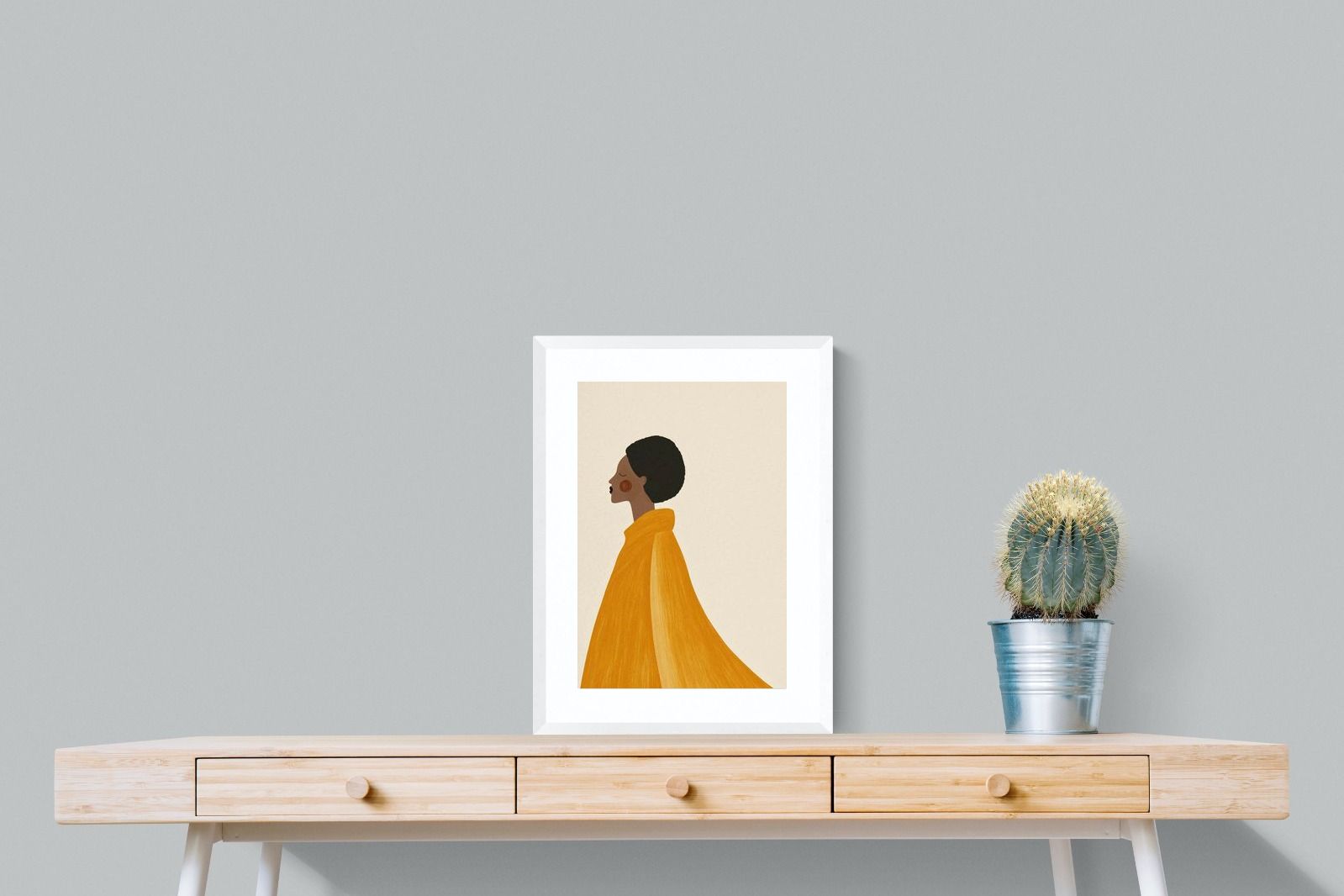 Pixalot Woman In Yellow Cape