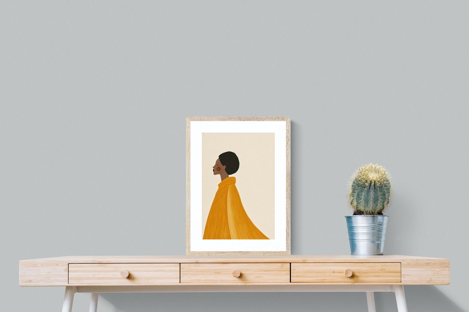 Pixalot Woman In Yellow Cape