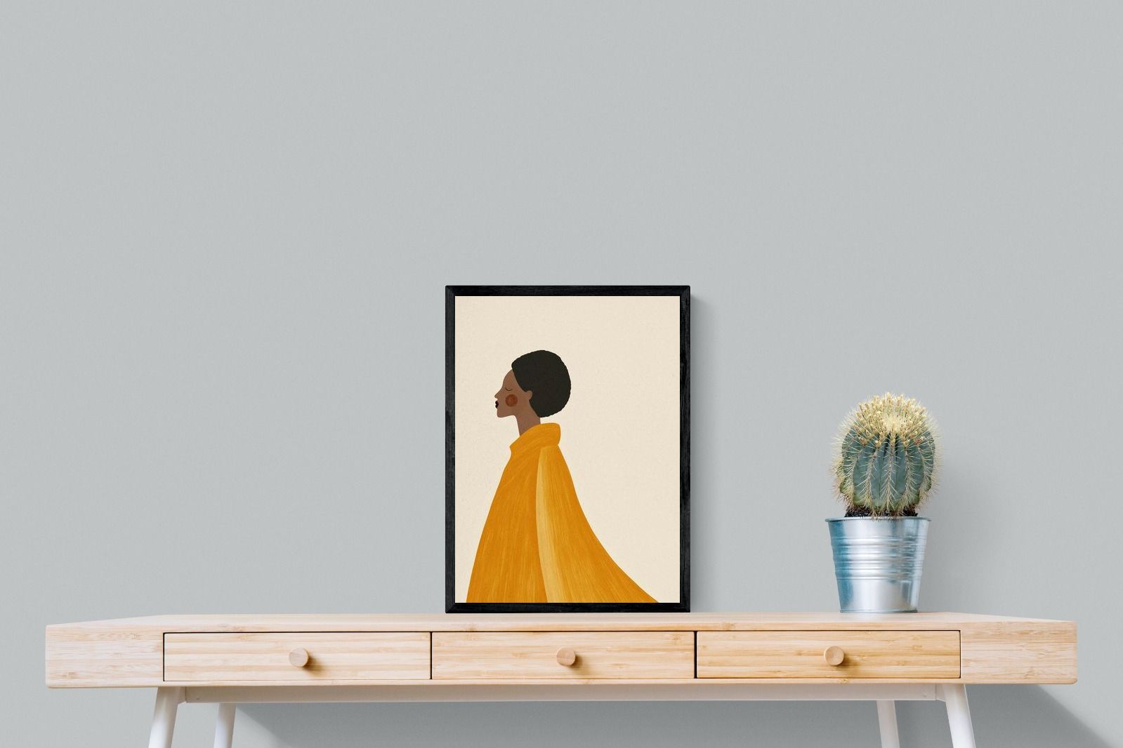 Pixalot Woman In Yellow Cape