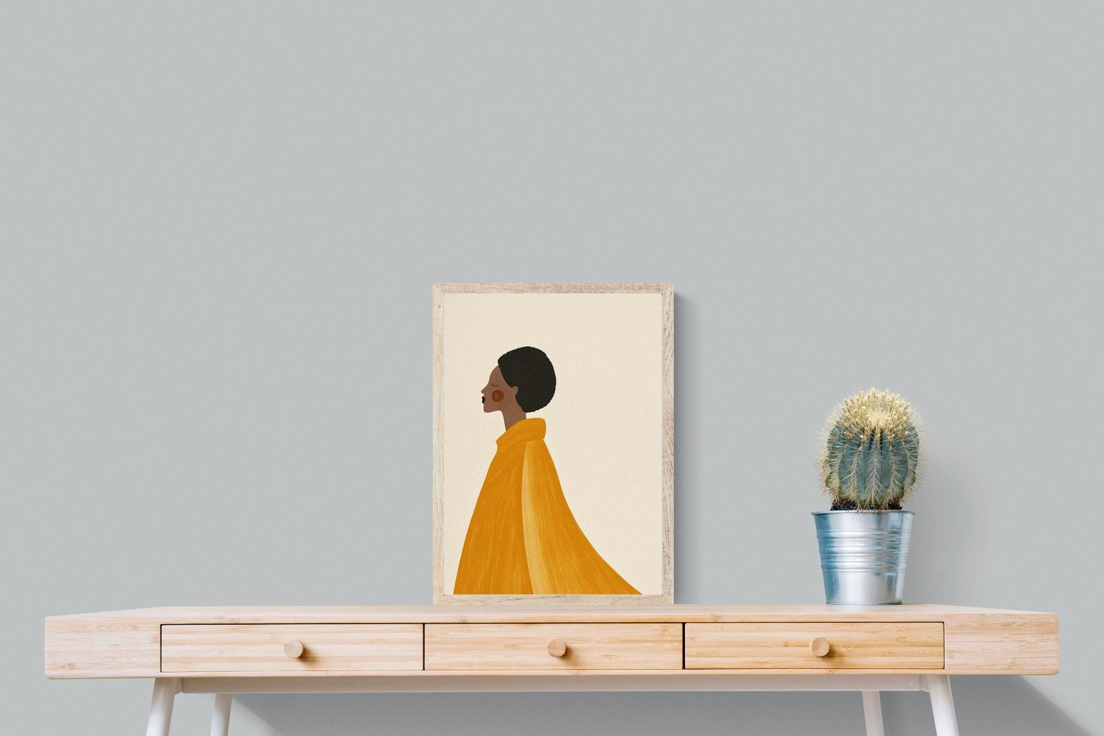 Pixalot Woman In Yellow Cape