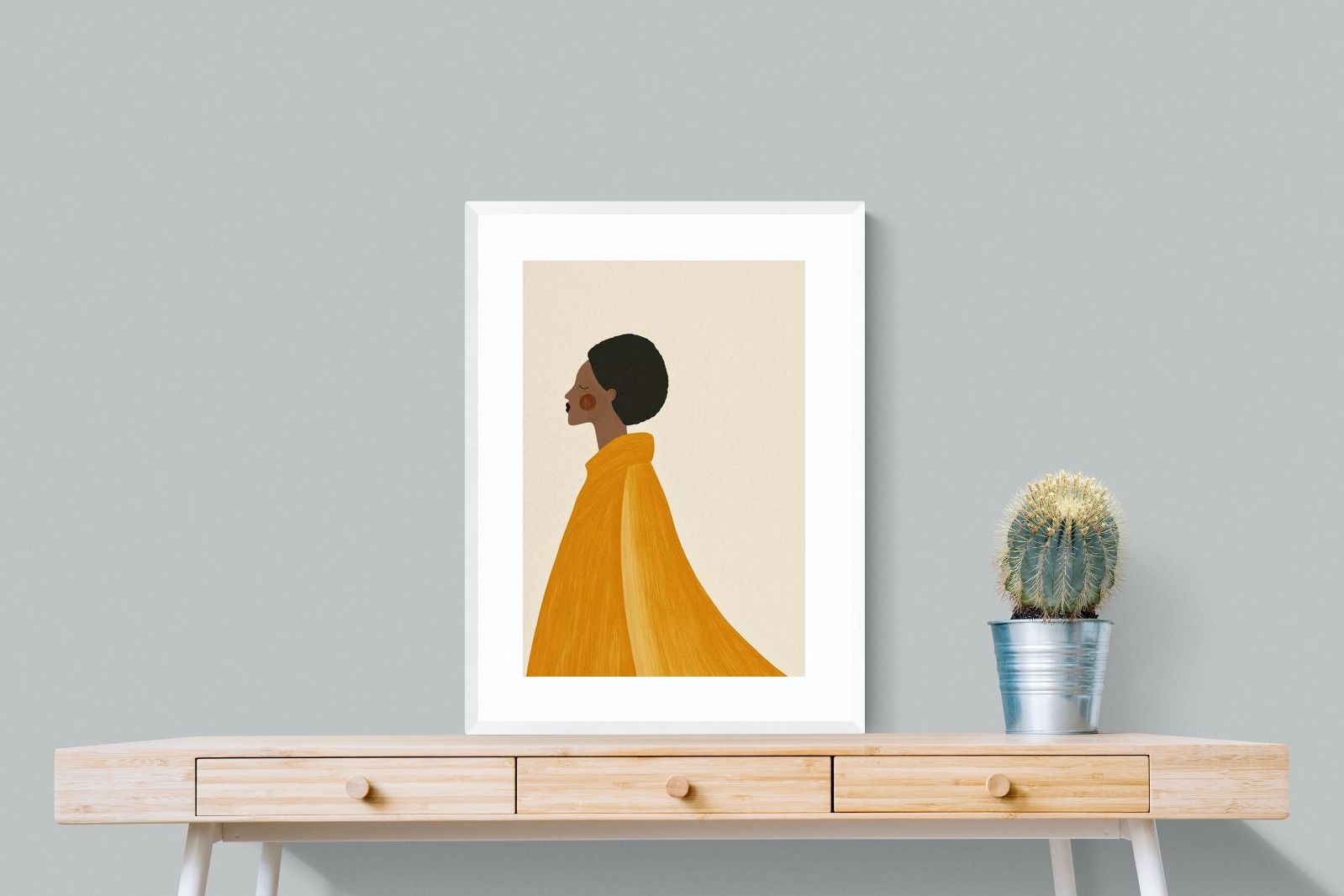 Pixalot Woman In Yellow Cape