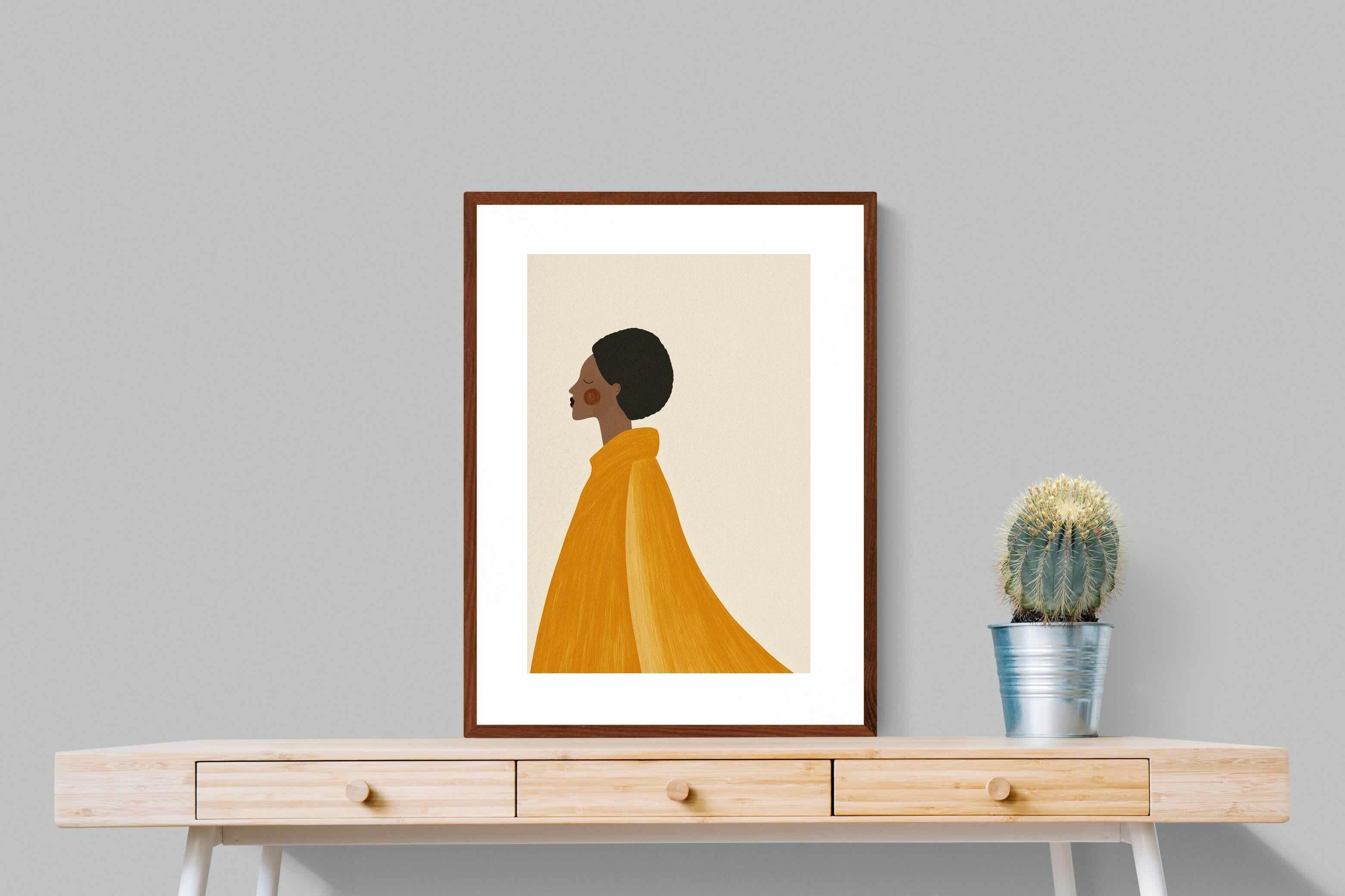 Pixalot Woman In Yellow Cape