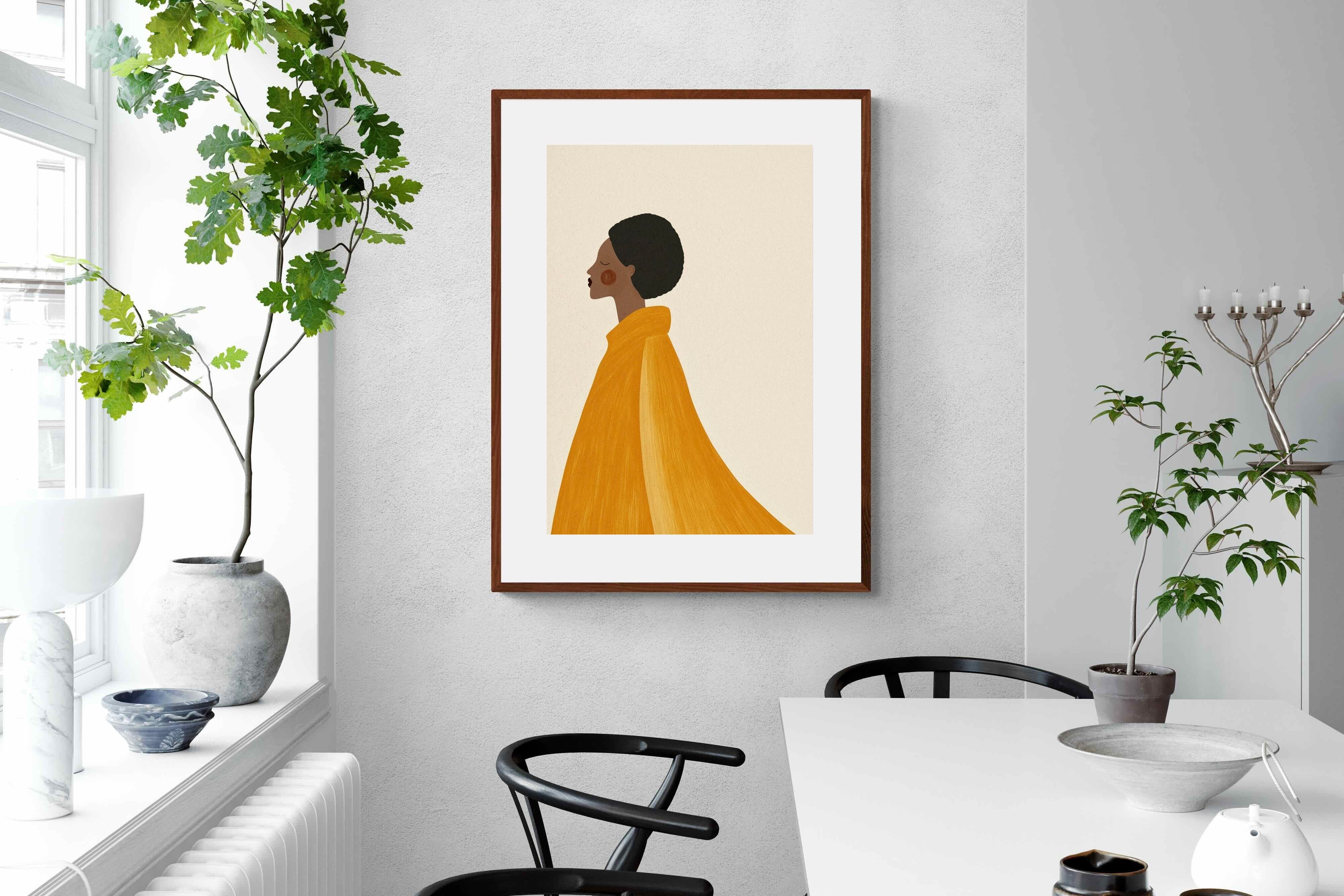 Pixalot Woman In Yellow Cape