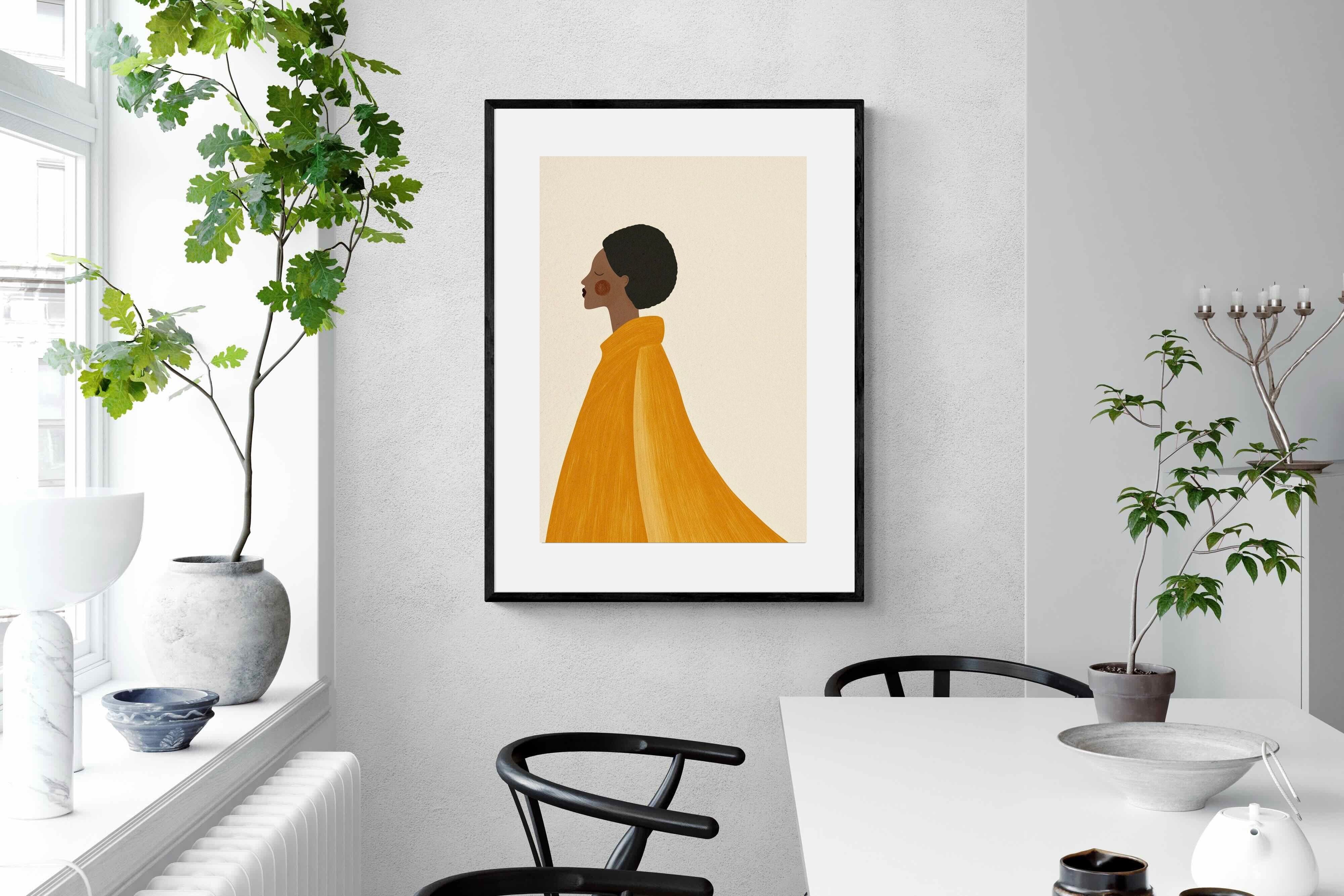 Pixalot Woman In Yellow Cape