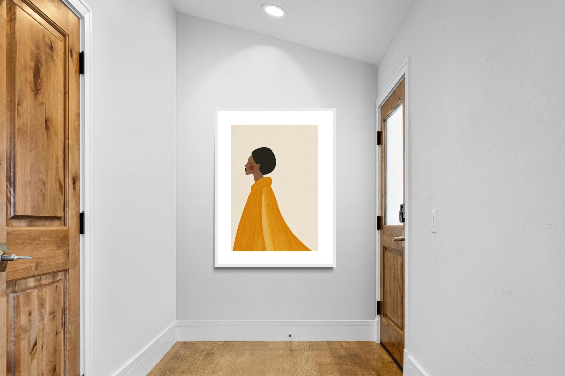 Pixalot Woman In Yellow Cape