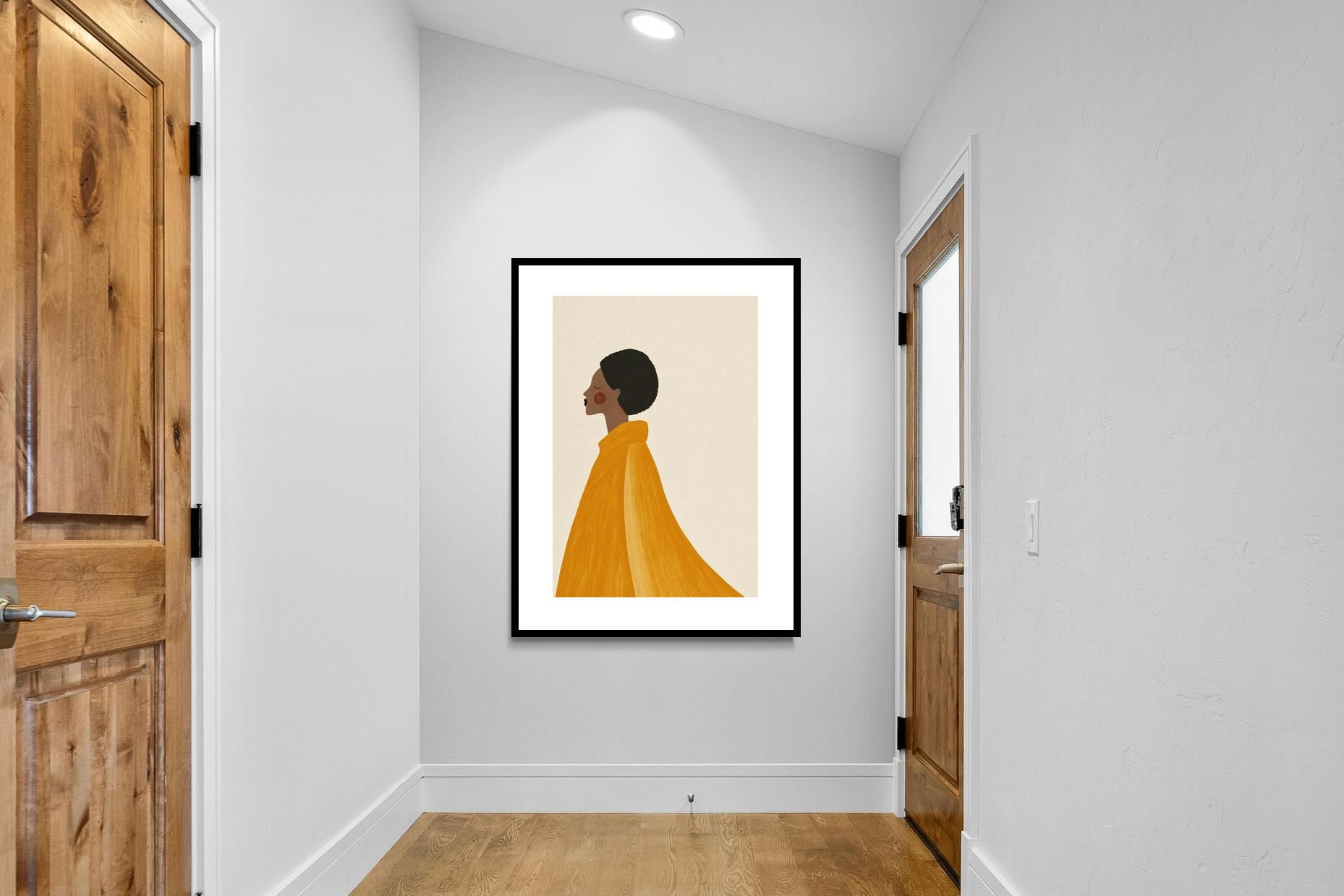 Pixalot Woman In Yellow Cape