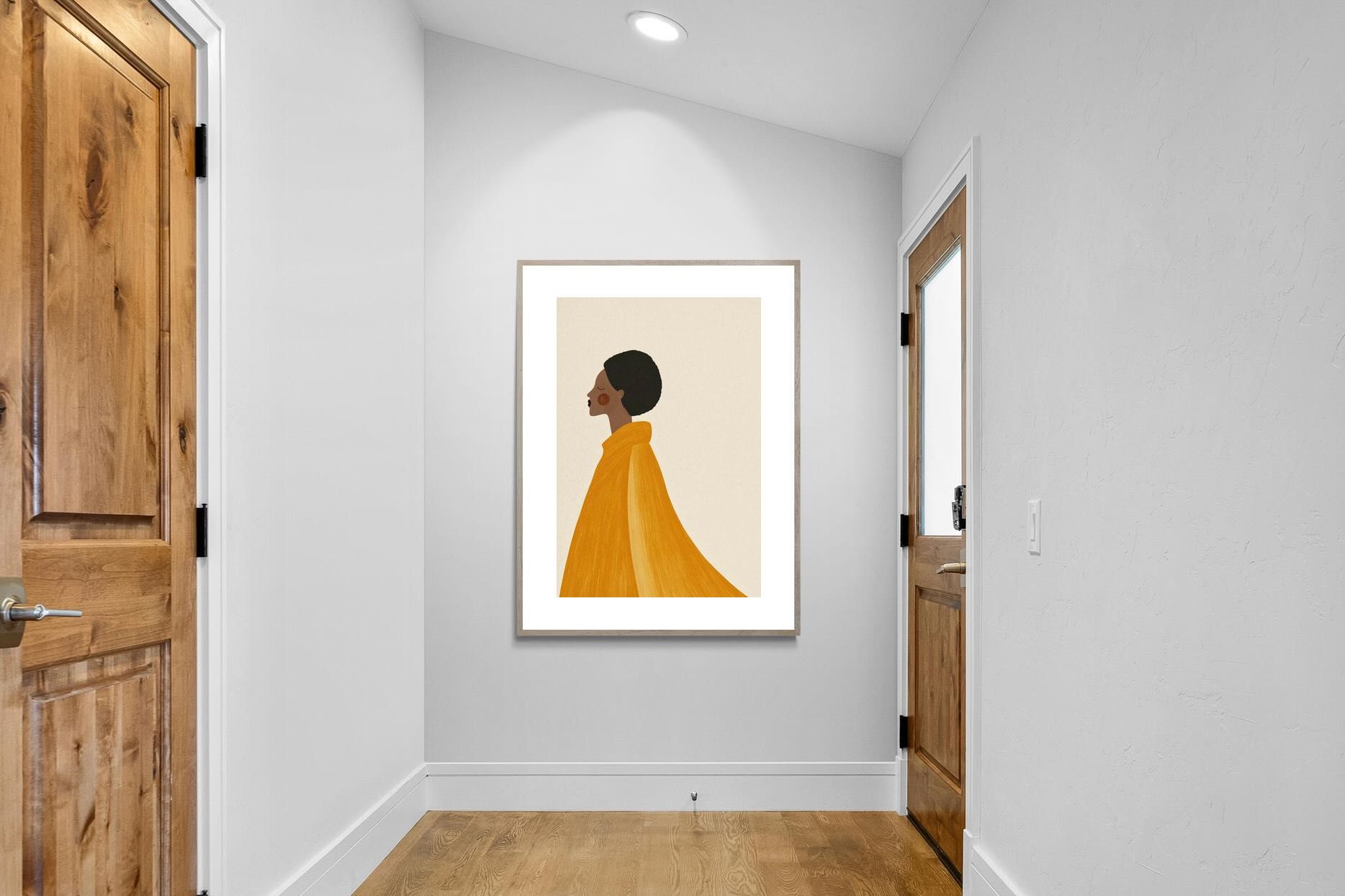Pixalot Woman In Yellow Cape