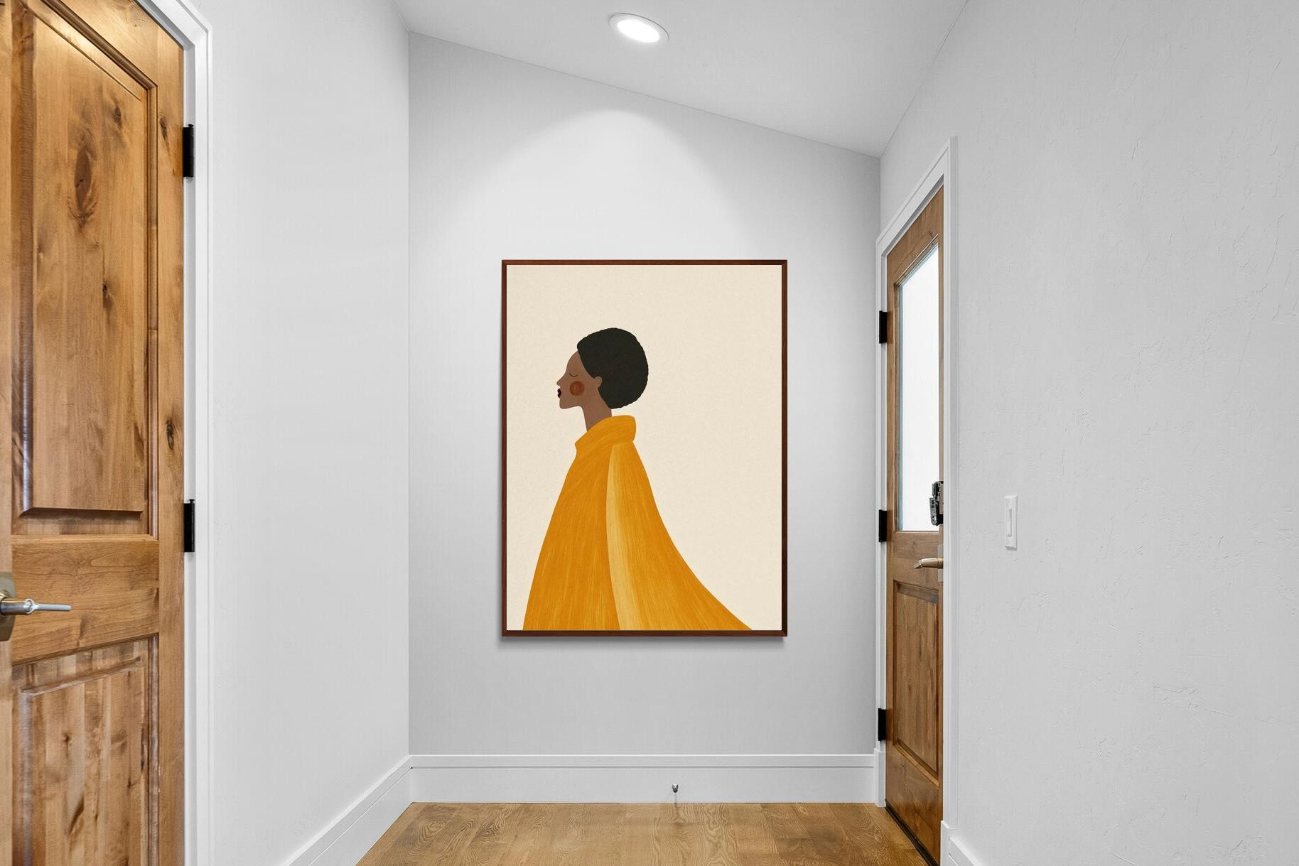 Pixalot Woman In Yellow Cape
