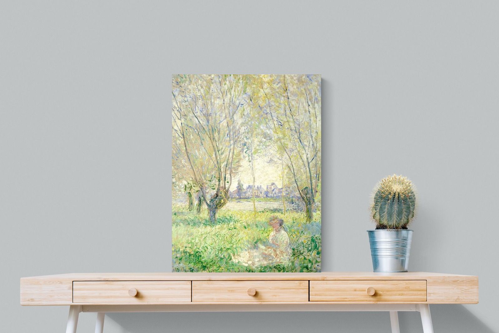 Pixalot ® Woman Seated under the Willows