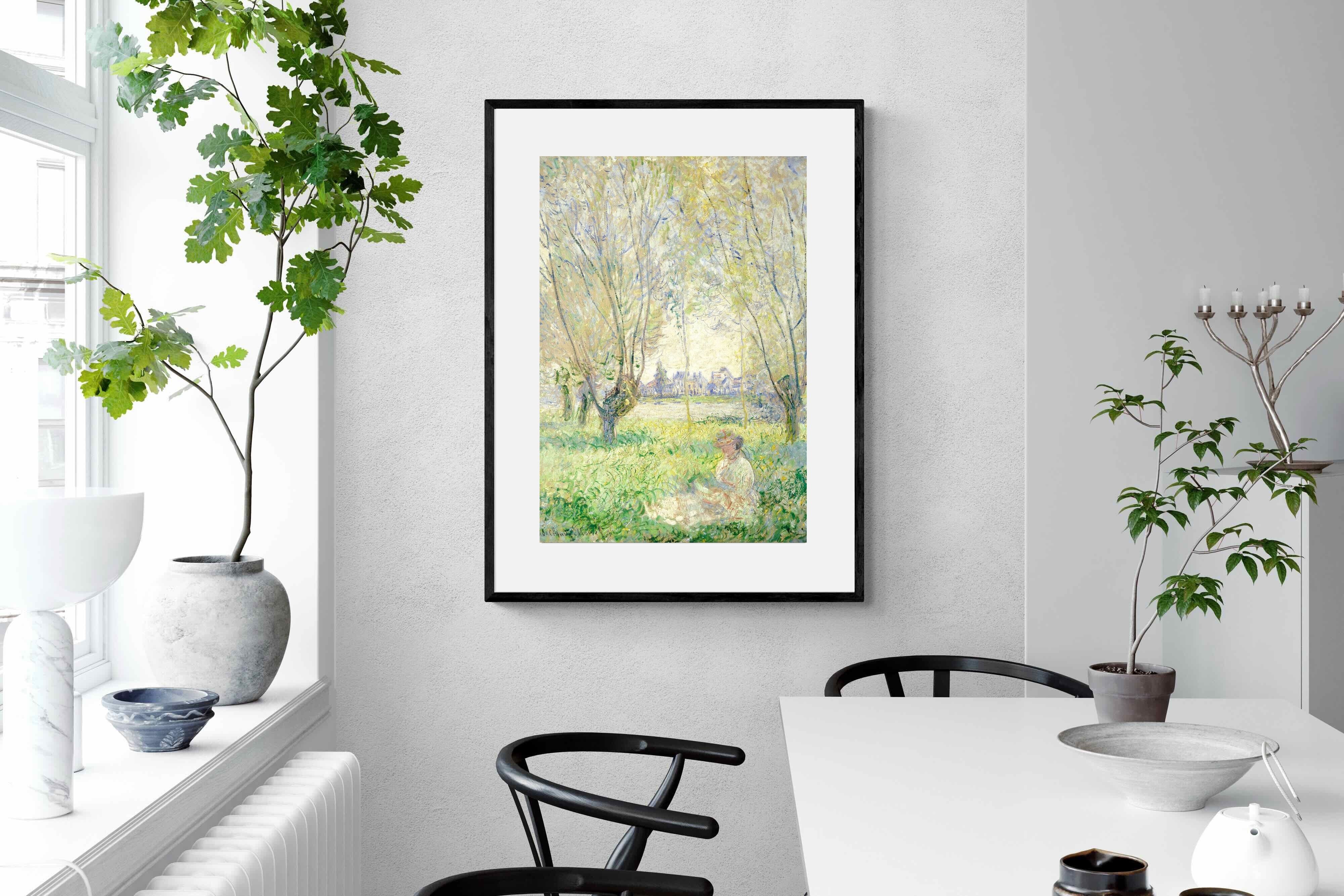 Pixalot ® Woman Seated under the Willows
