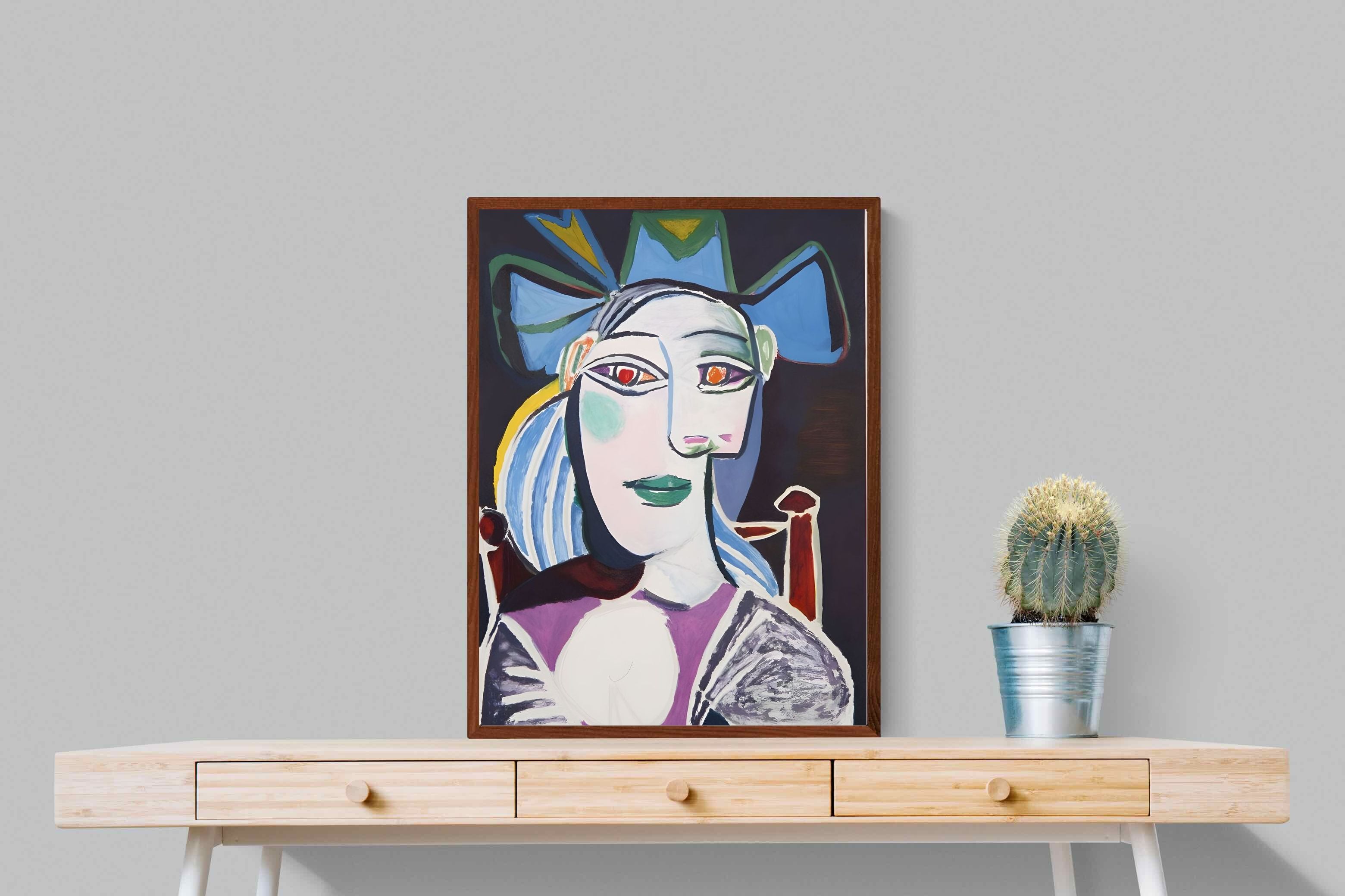 Pixalot Woman with Blue Bow