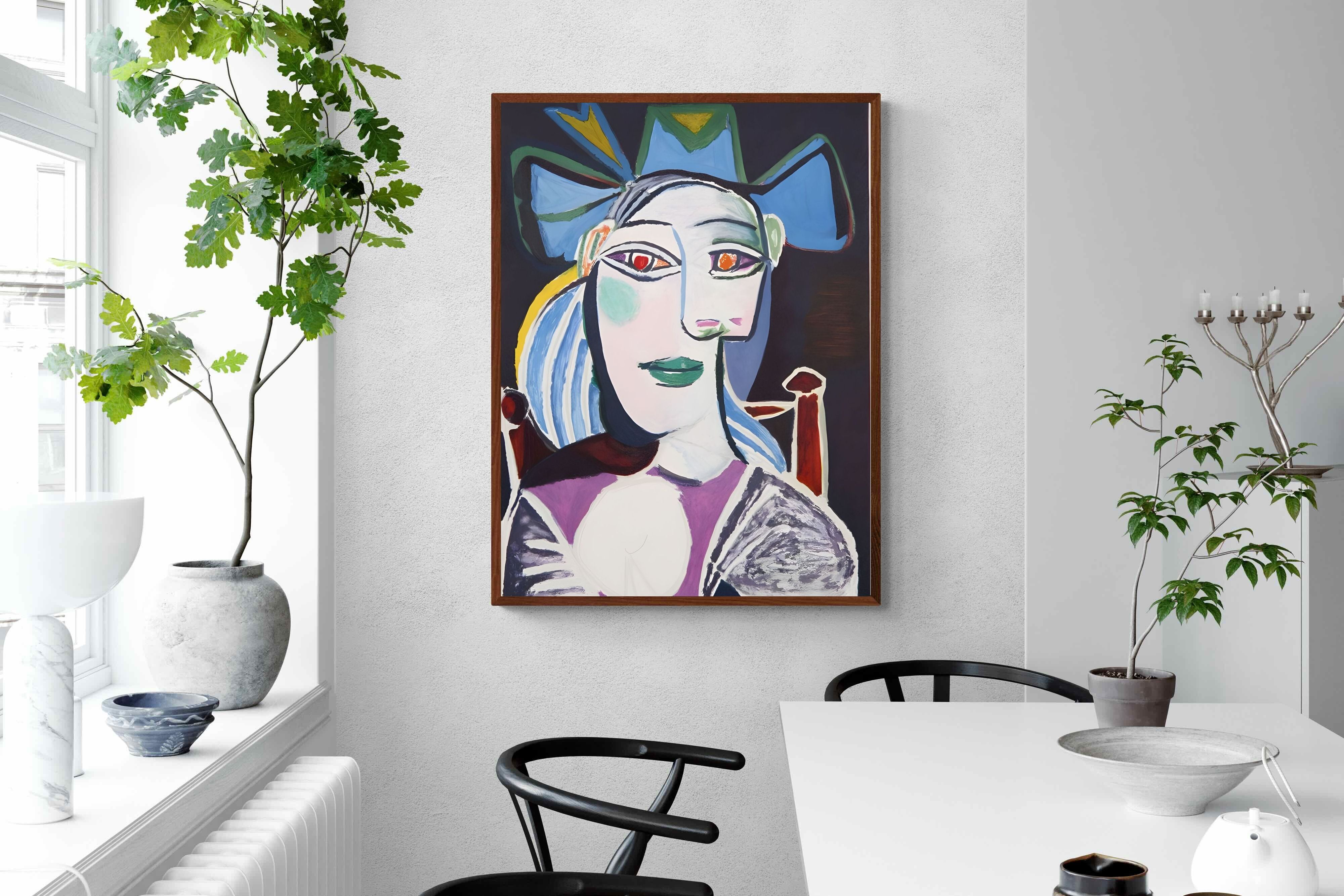 Pixalot Woman with Blue Bow