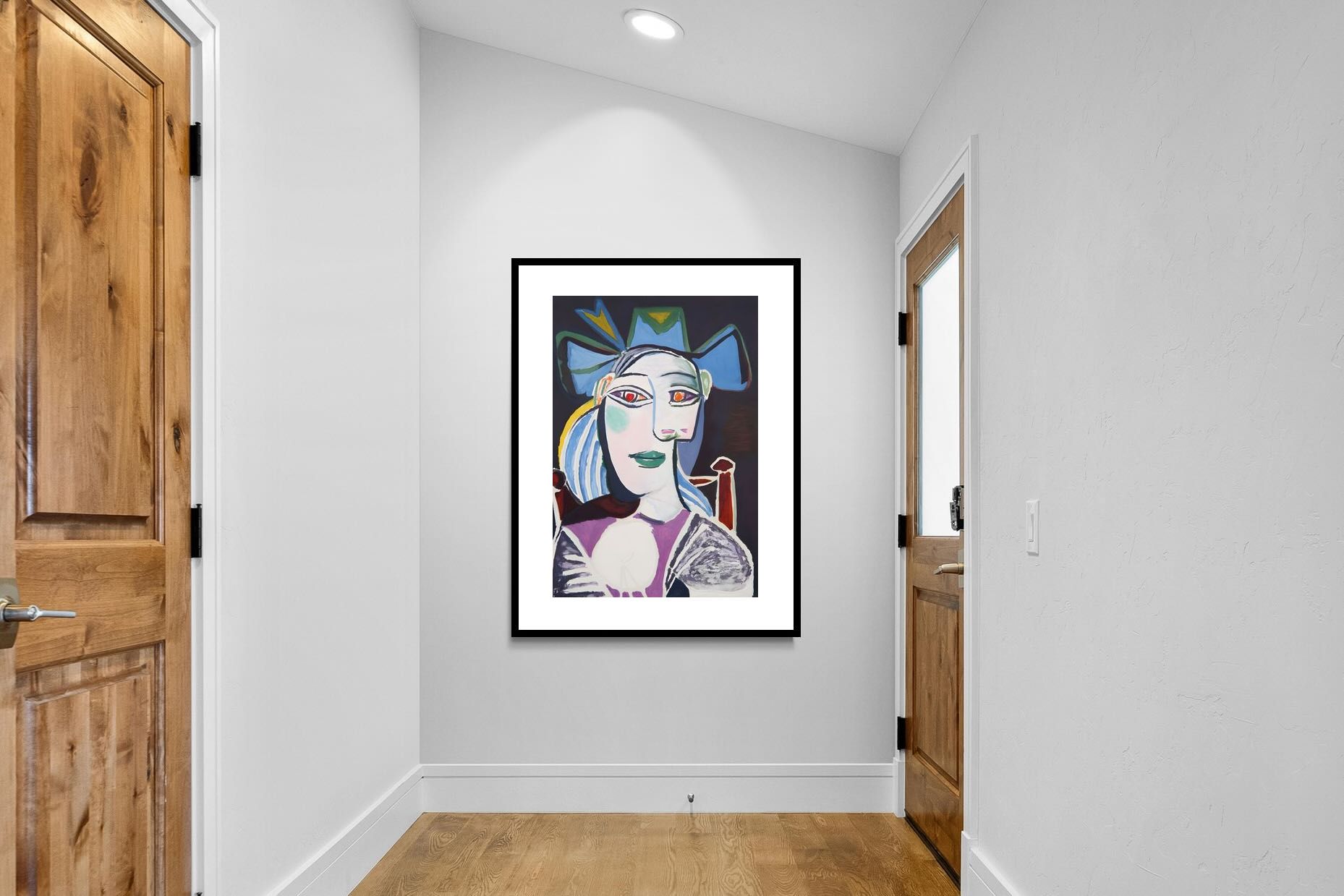 Pixalot Woman with Blue Bow
