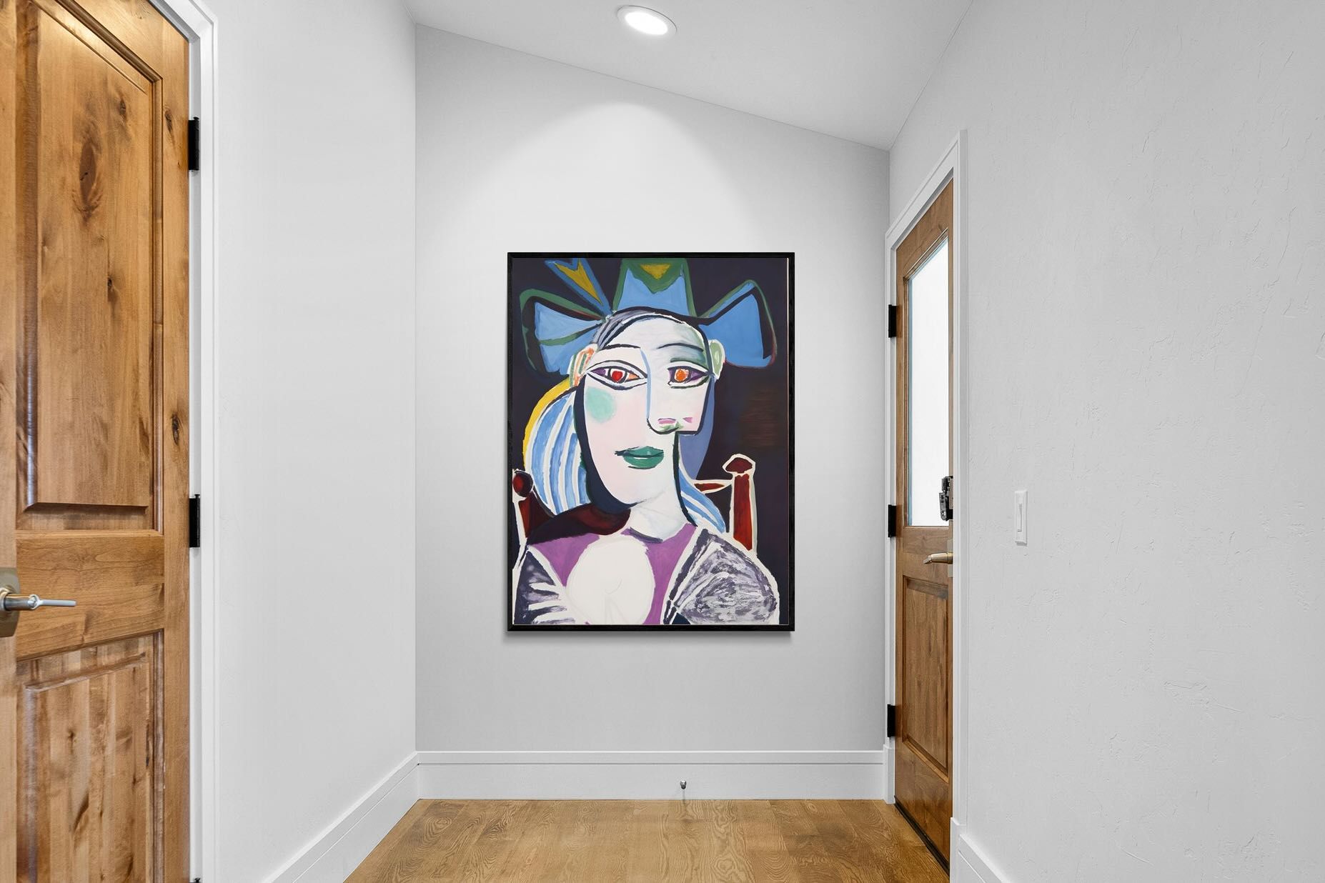 Pixalot Woman with Blue Bow