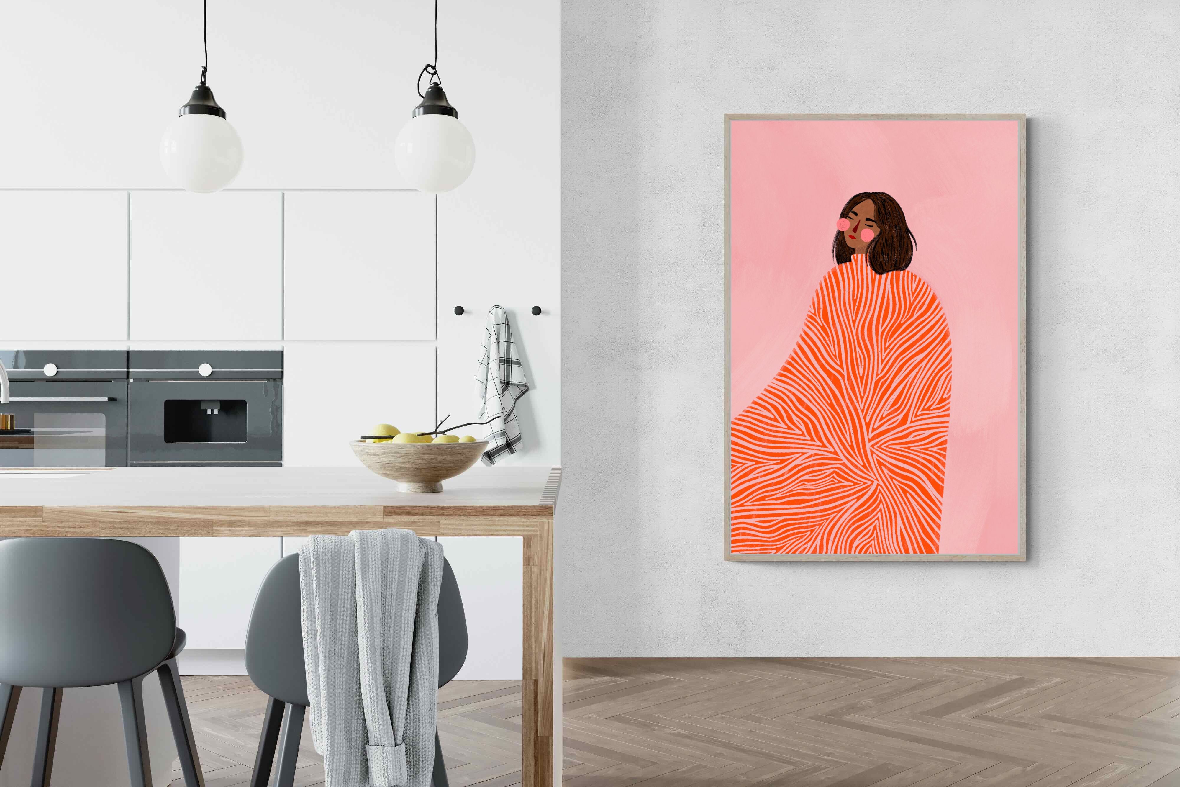 Pixalot Woman With Swirls