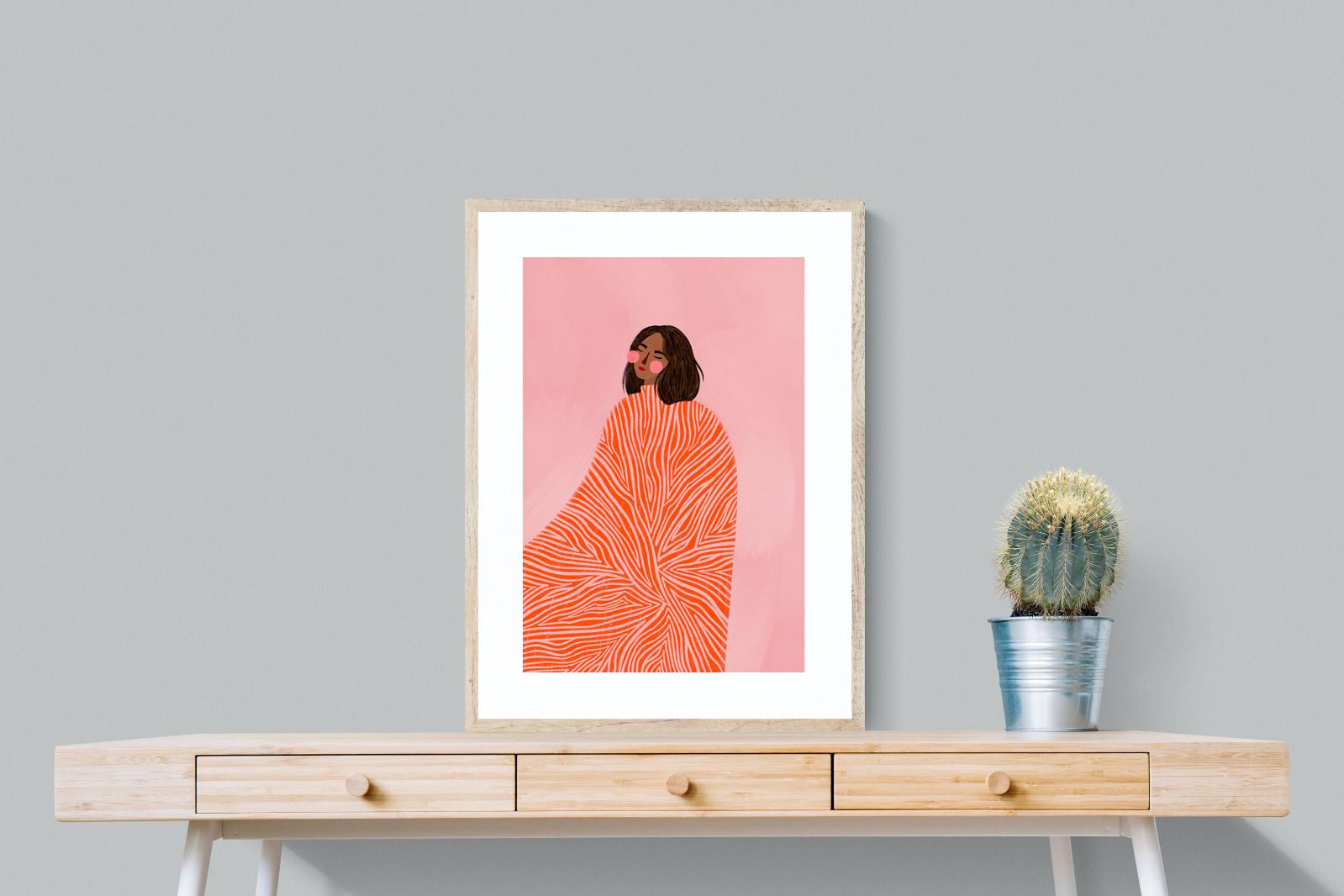 Pixalot Woman With Swirls