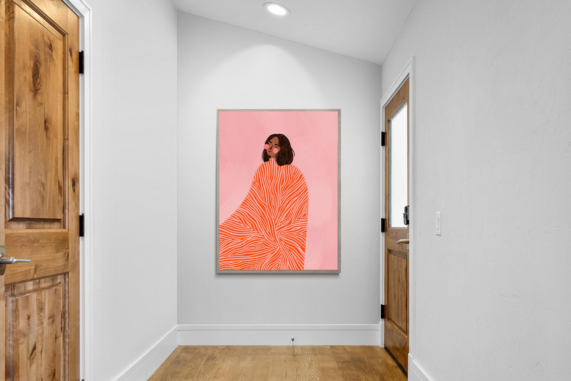 Pixalot Woman With Swirls