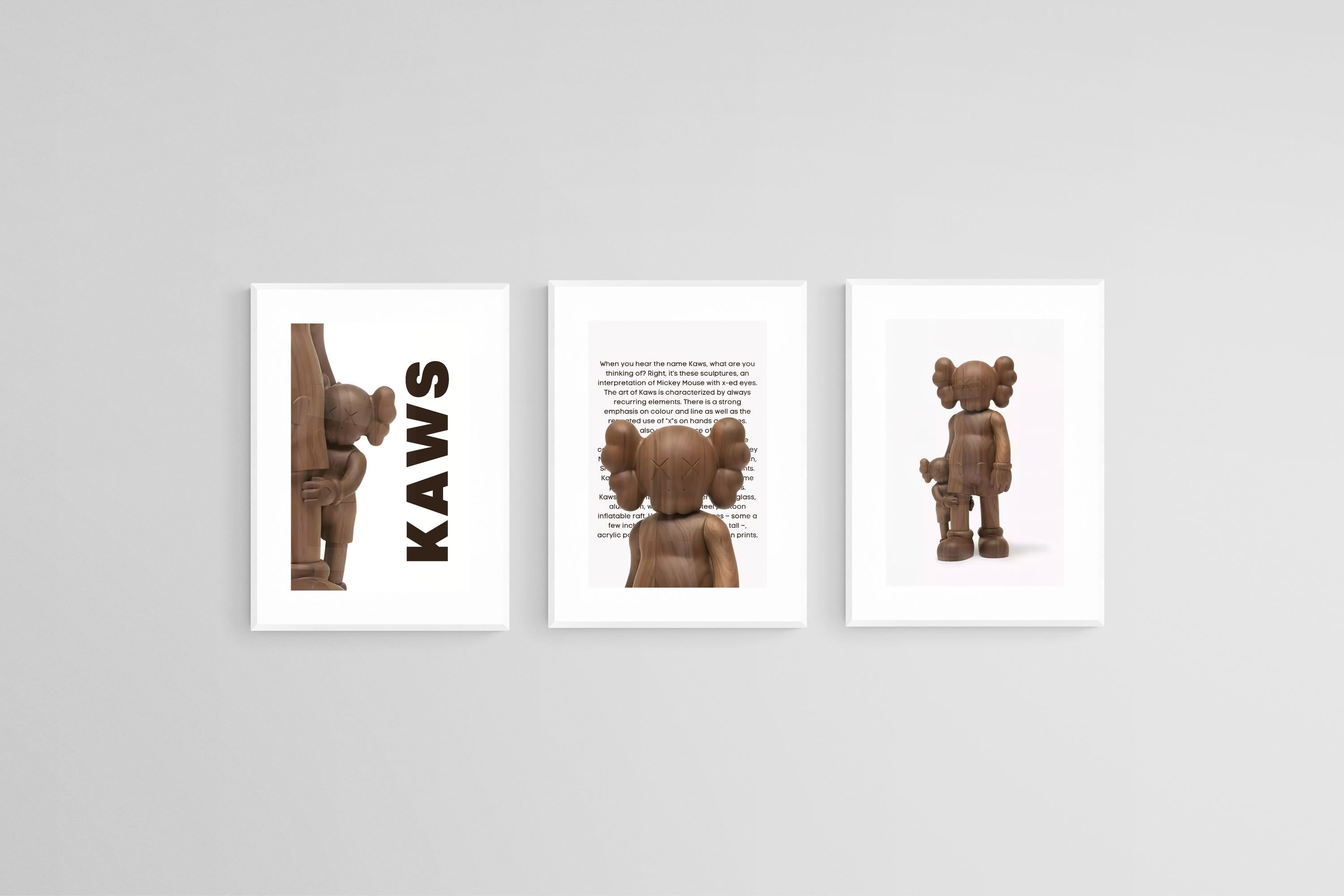 Wood KAWS Set
