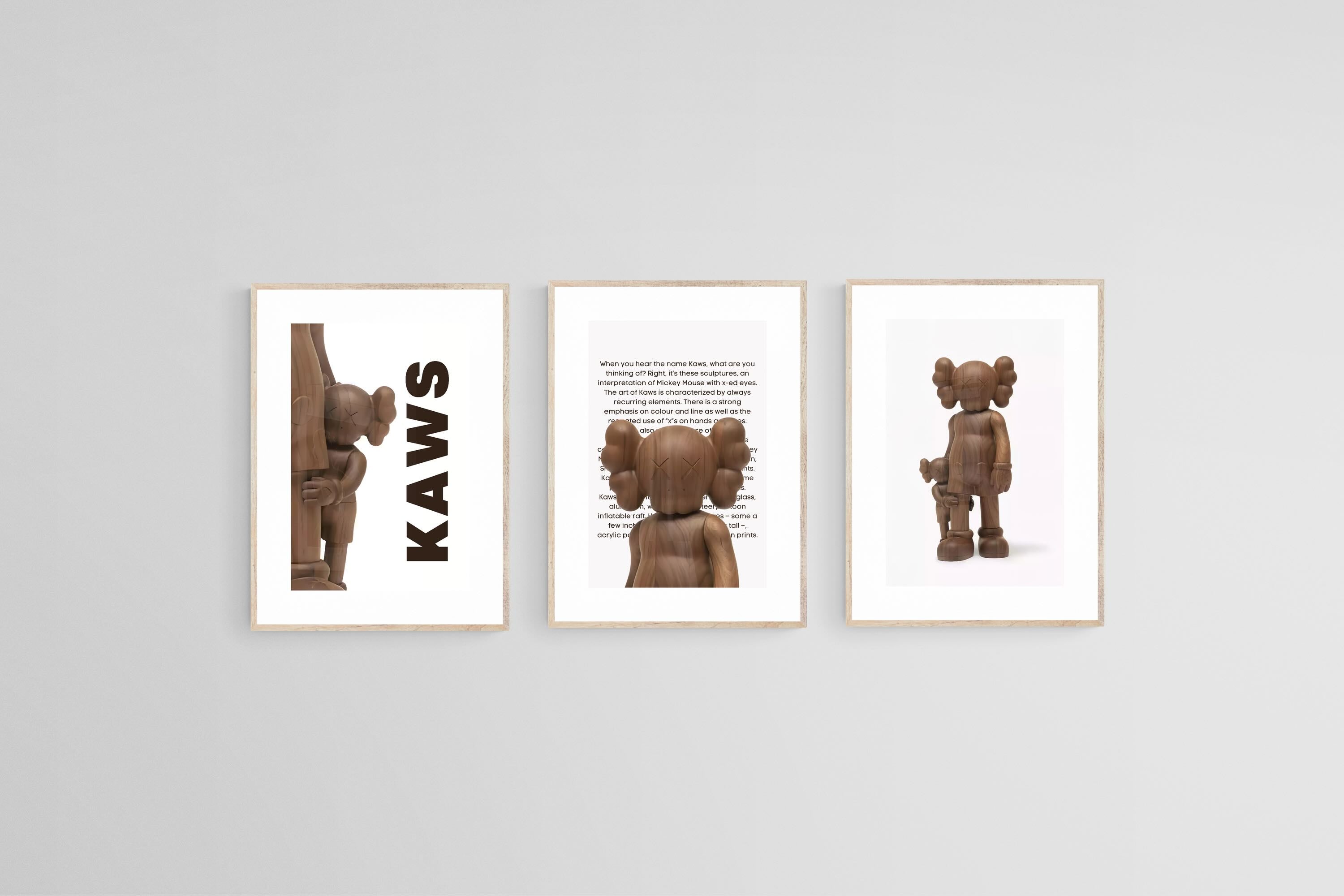 Wood KAWS Set