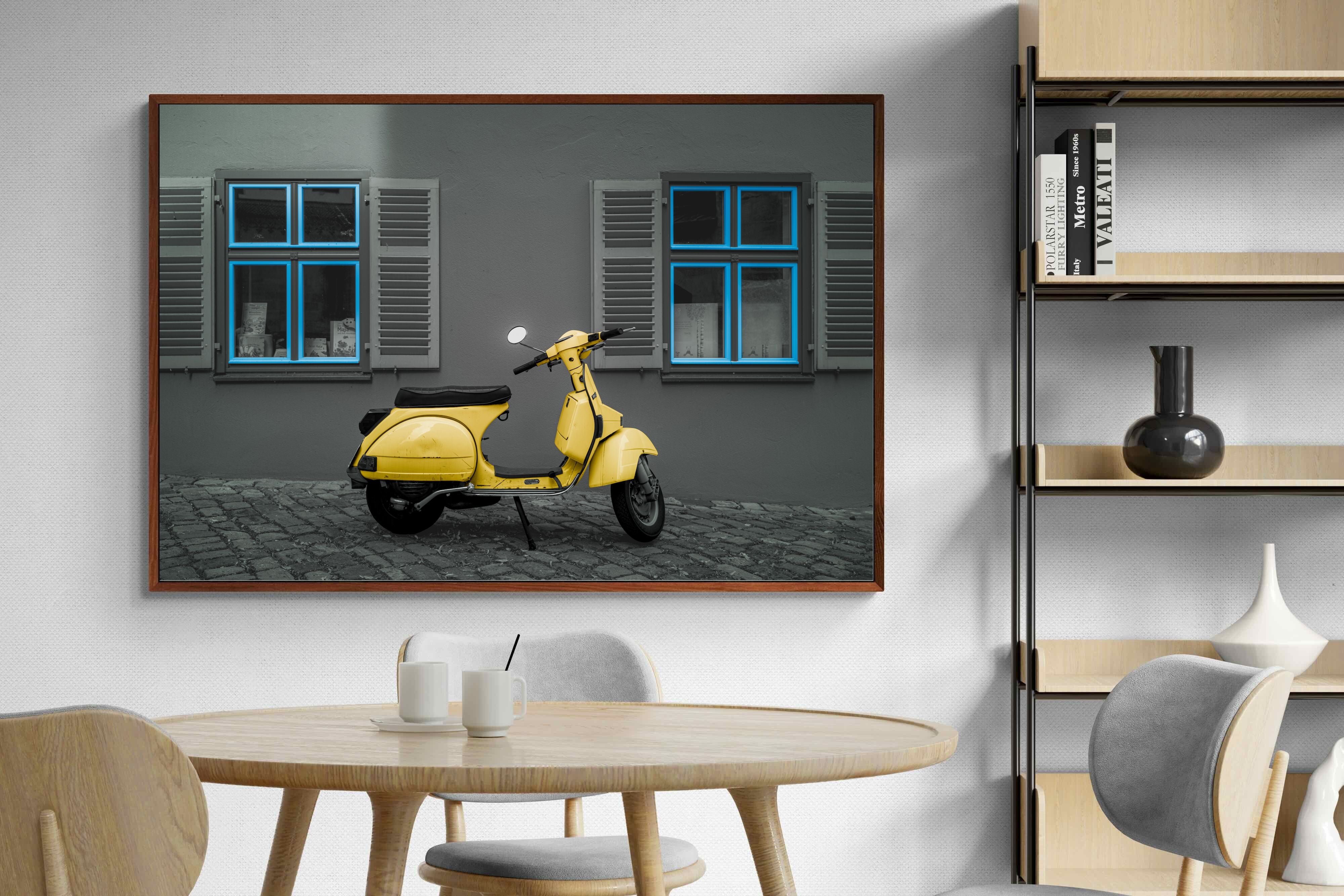 Pixalot Yellow Vespa