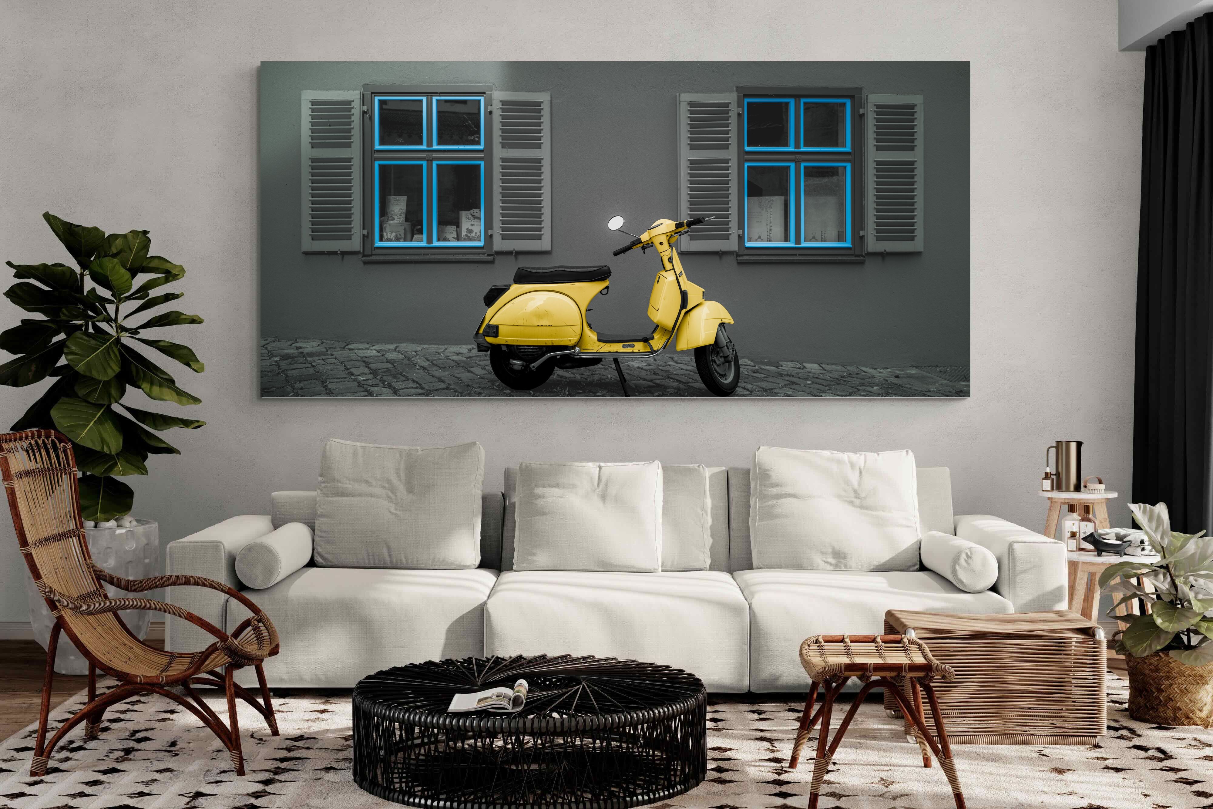 Pixalot Yellow Vespa
