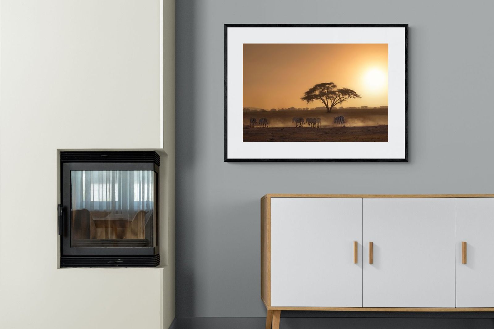 Pixalot Zebra at Dusk