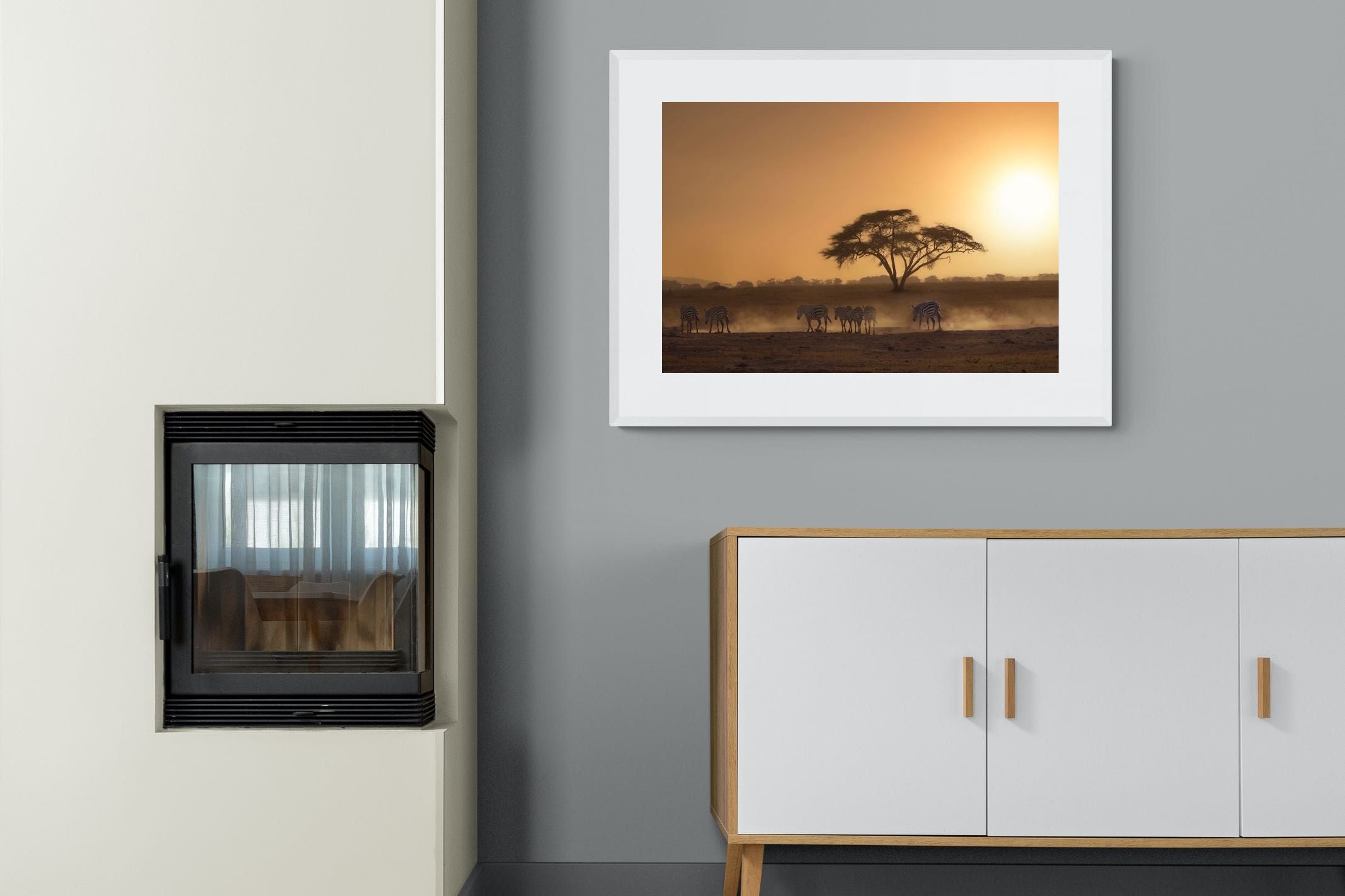 Pixalot Zebra at Dusk