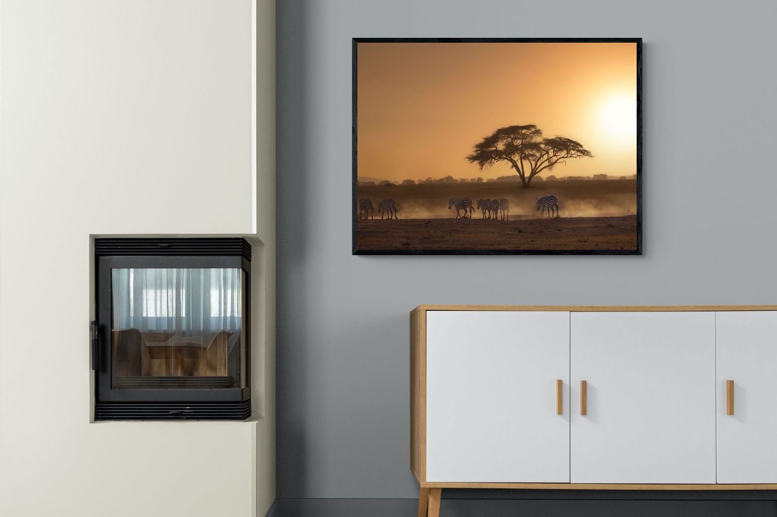 Pixalot Zebra at Dusk