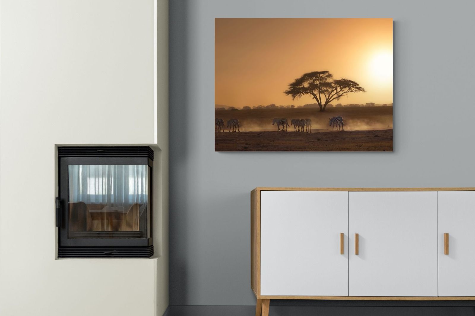 Pixalot Zebra at Dusk