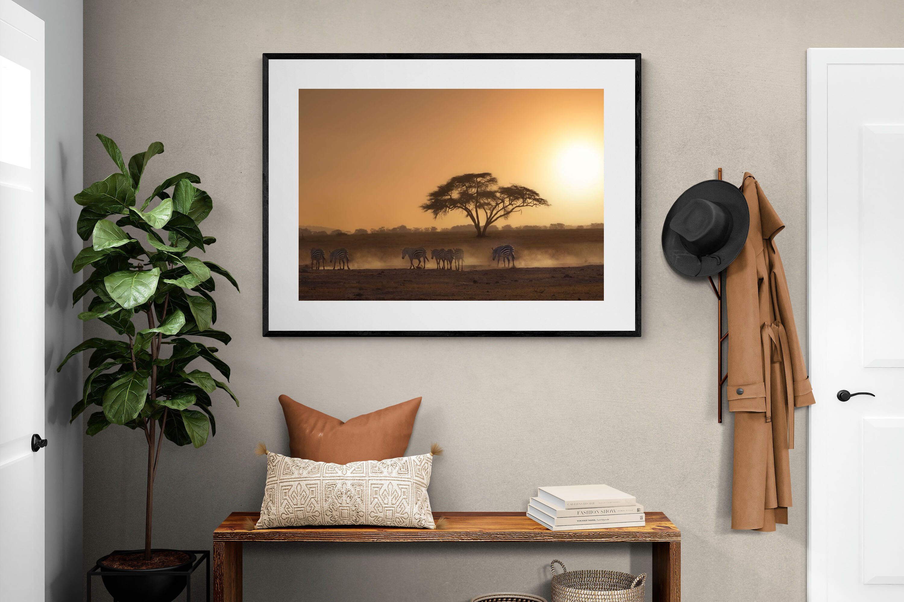 Pixalot Zebra at Dusk