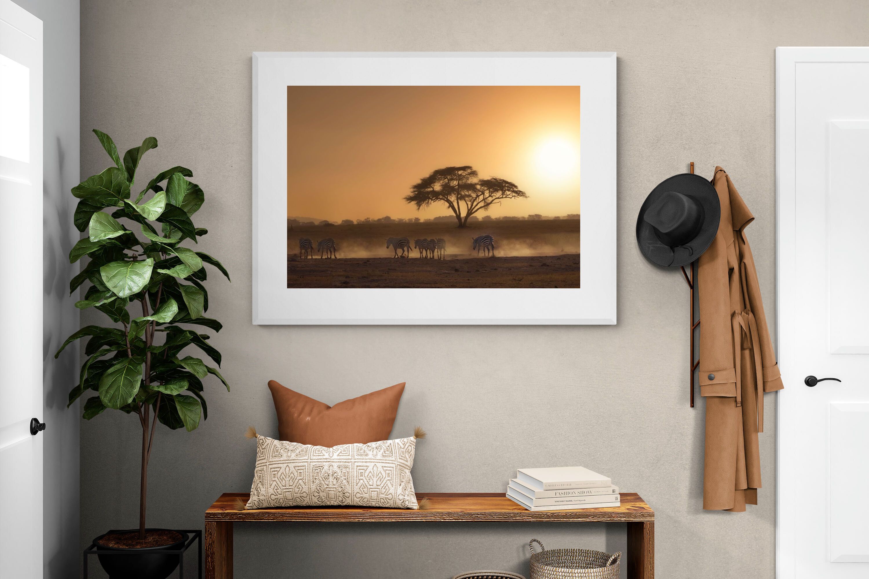 Pixalot Zebra at Dusk