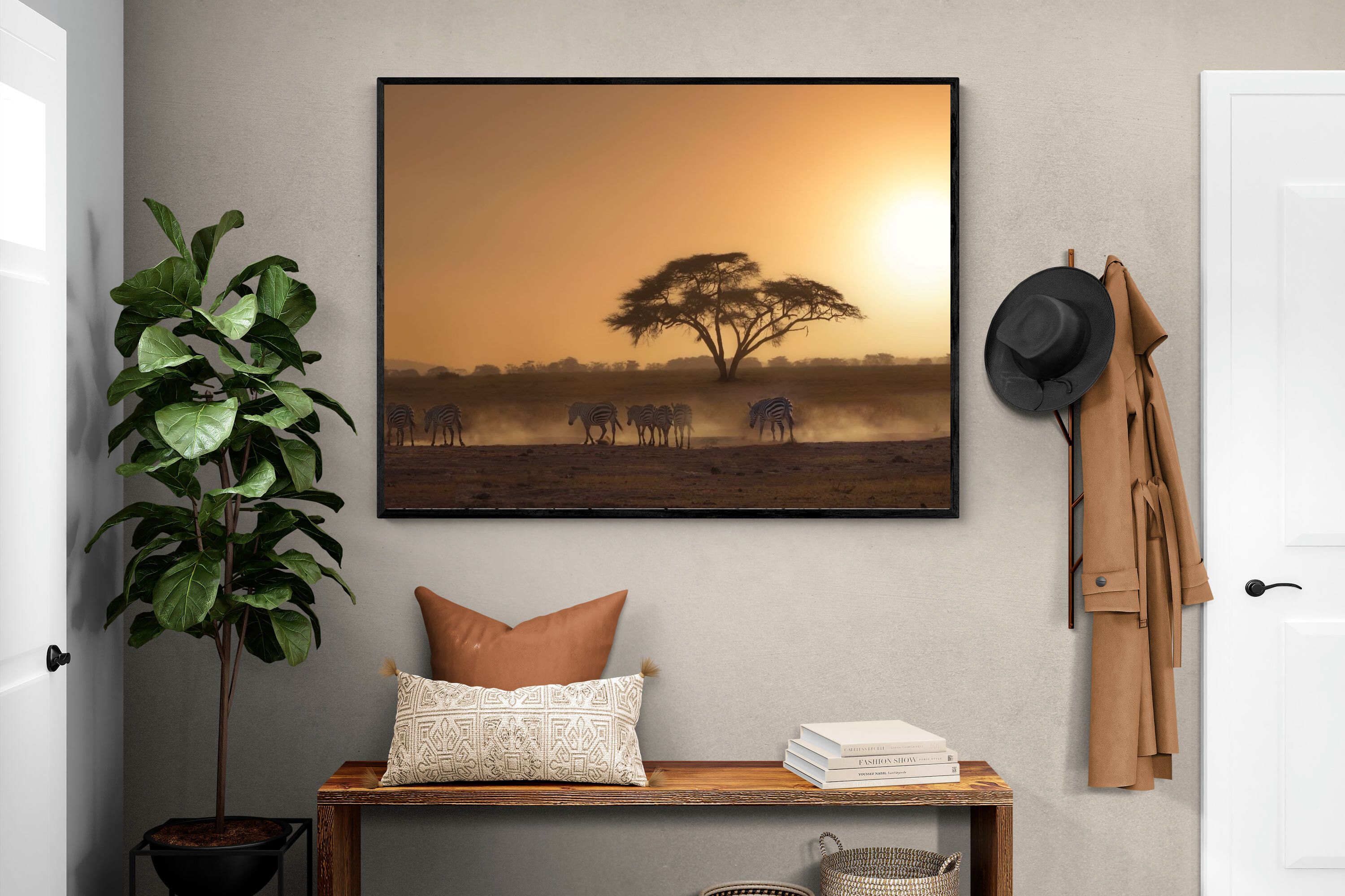 Pixalot Zebra at Dusk