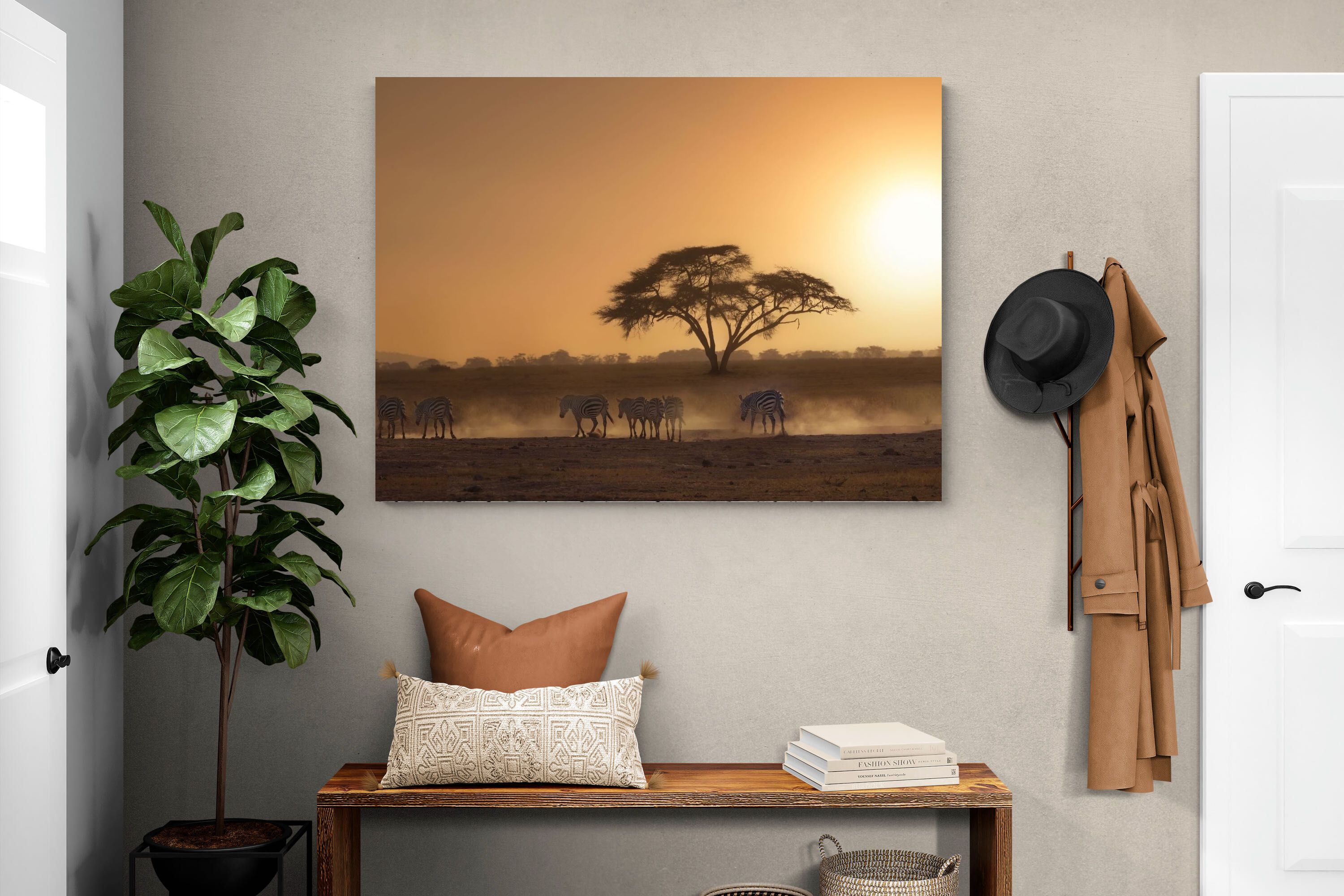 Pixalot Zebra at Dusk