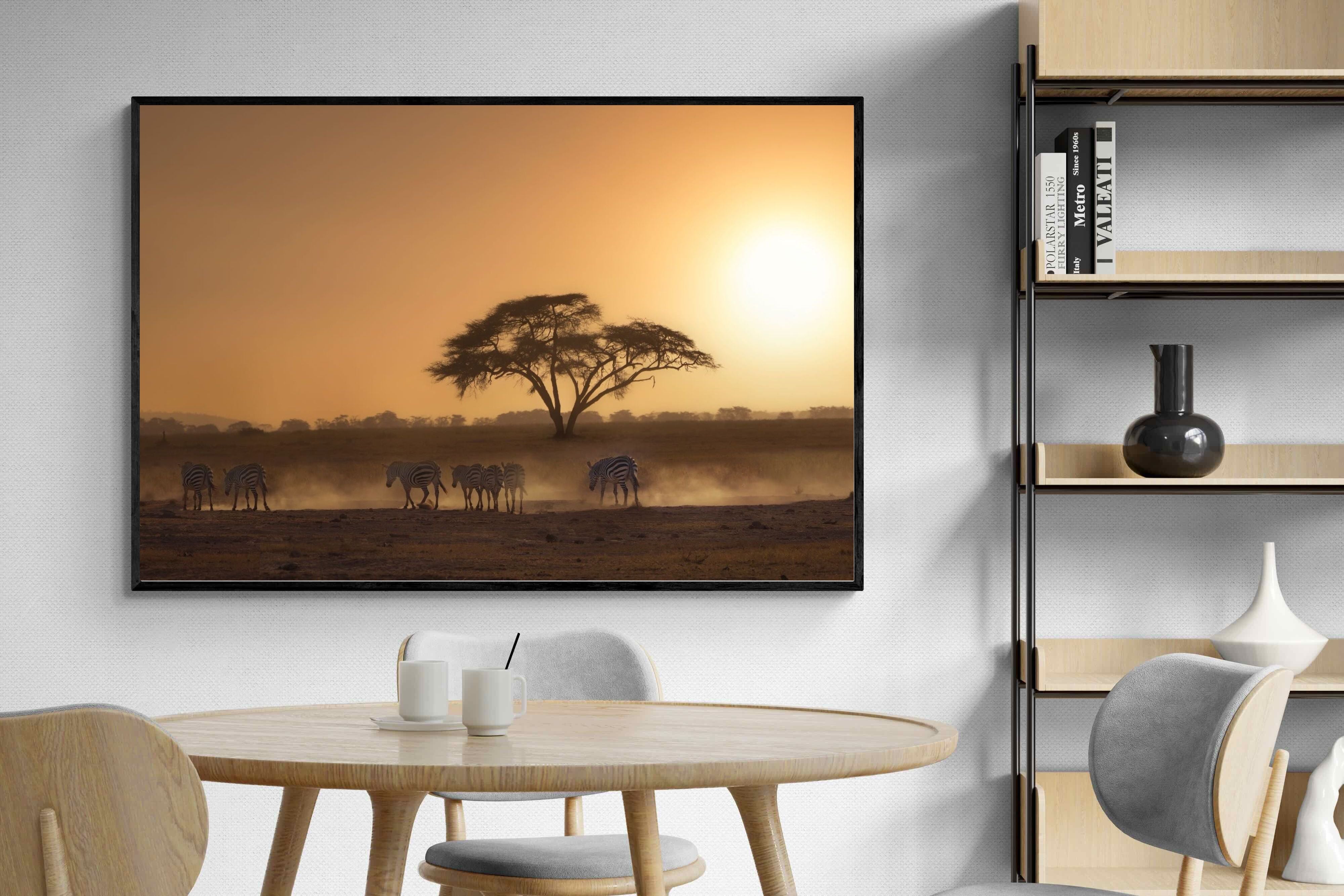 Pixalot Zebra at Dusk