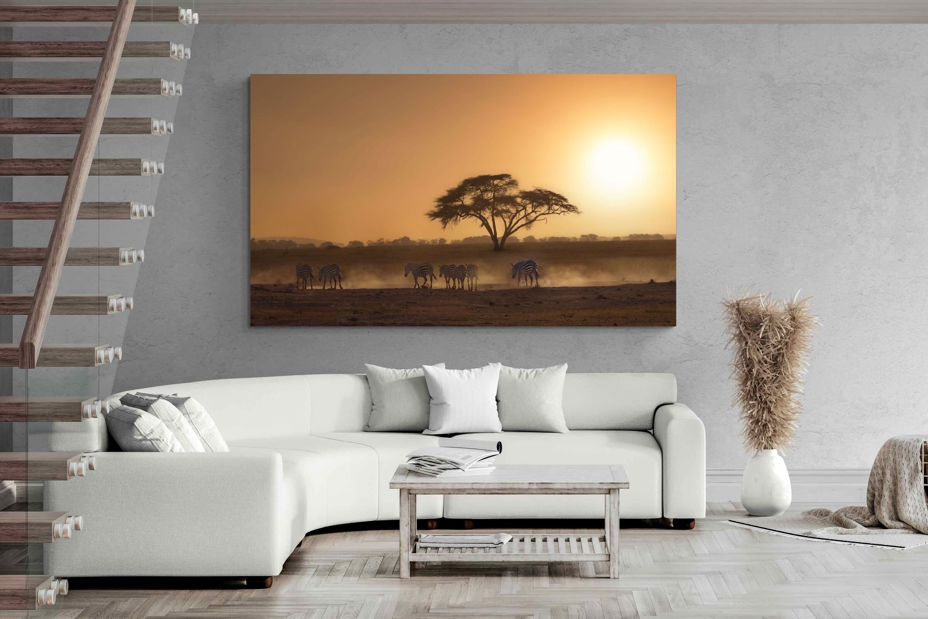 Pixalot Zebra at Dusk