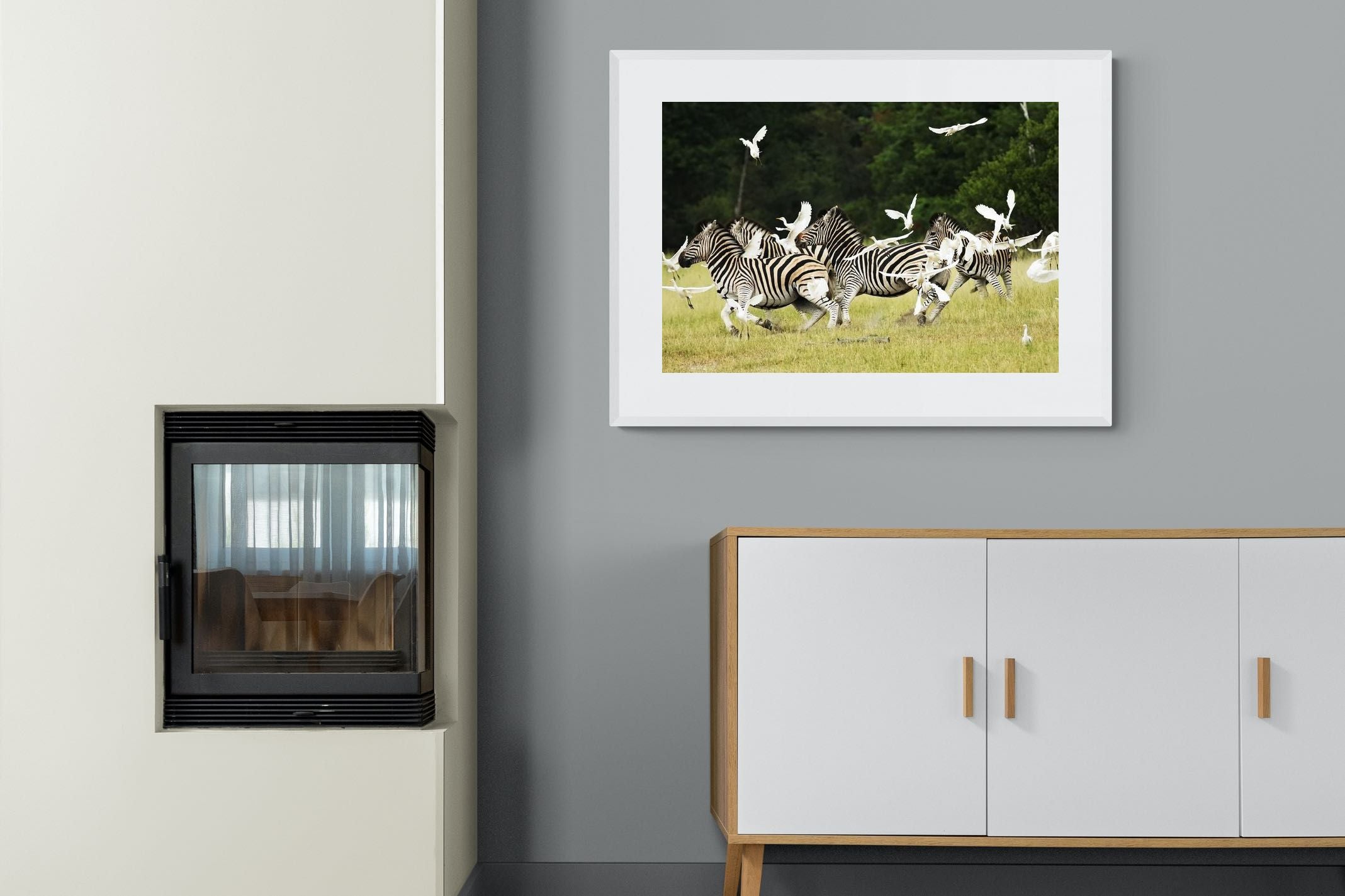 Pixalot Zebra & Herons (colour)