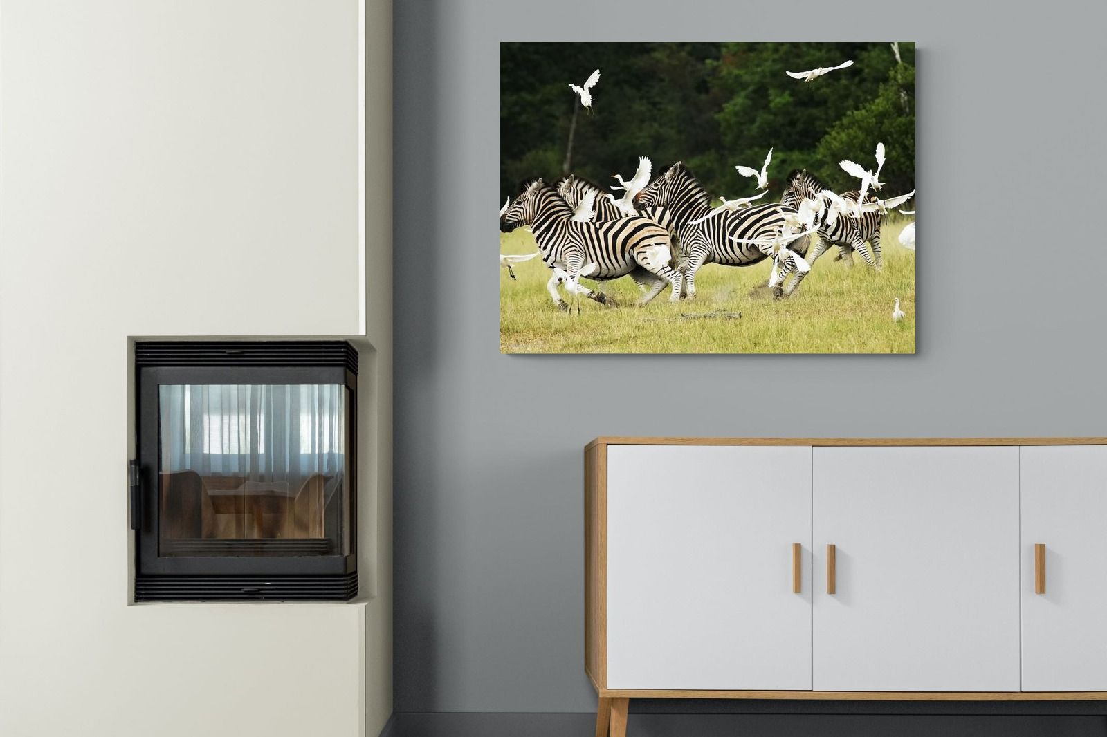 Pixalot Zebra & Herons (colour)